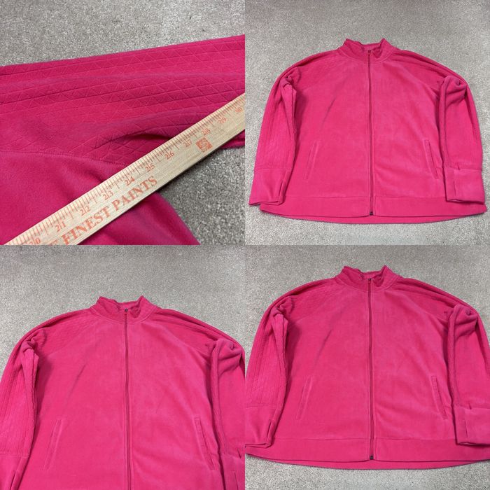 Tek Gear Tek Gear Jacket Women's Pink Long Sleeve Fleece Full Zip