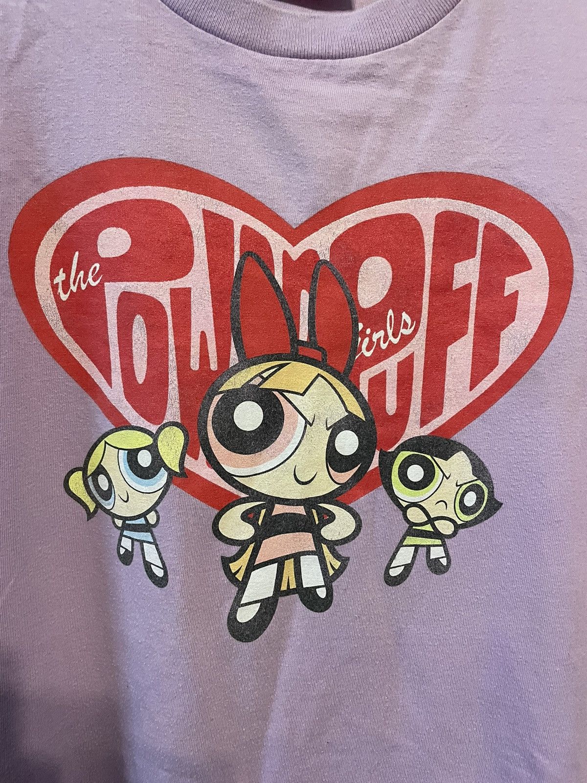 Cartoon Network × Vintage Powerpuff Girls Lilac Cartoon Network Tshirt Size US M / EU 48-50 / 2 - 2 Thumbnail