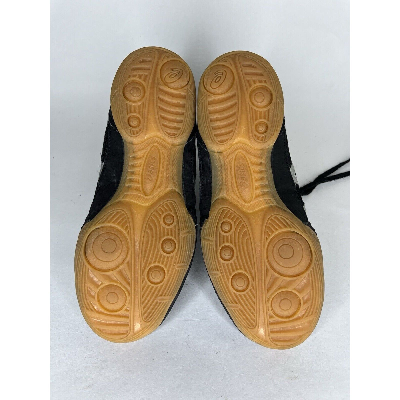 Asics Asics Black Synthetic Lace Up Athletic Wrestling Shoes Women Size US 5 / IT 35 - 5 Thumbnail