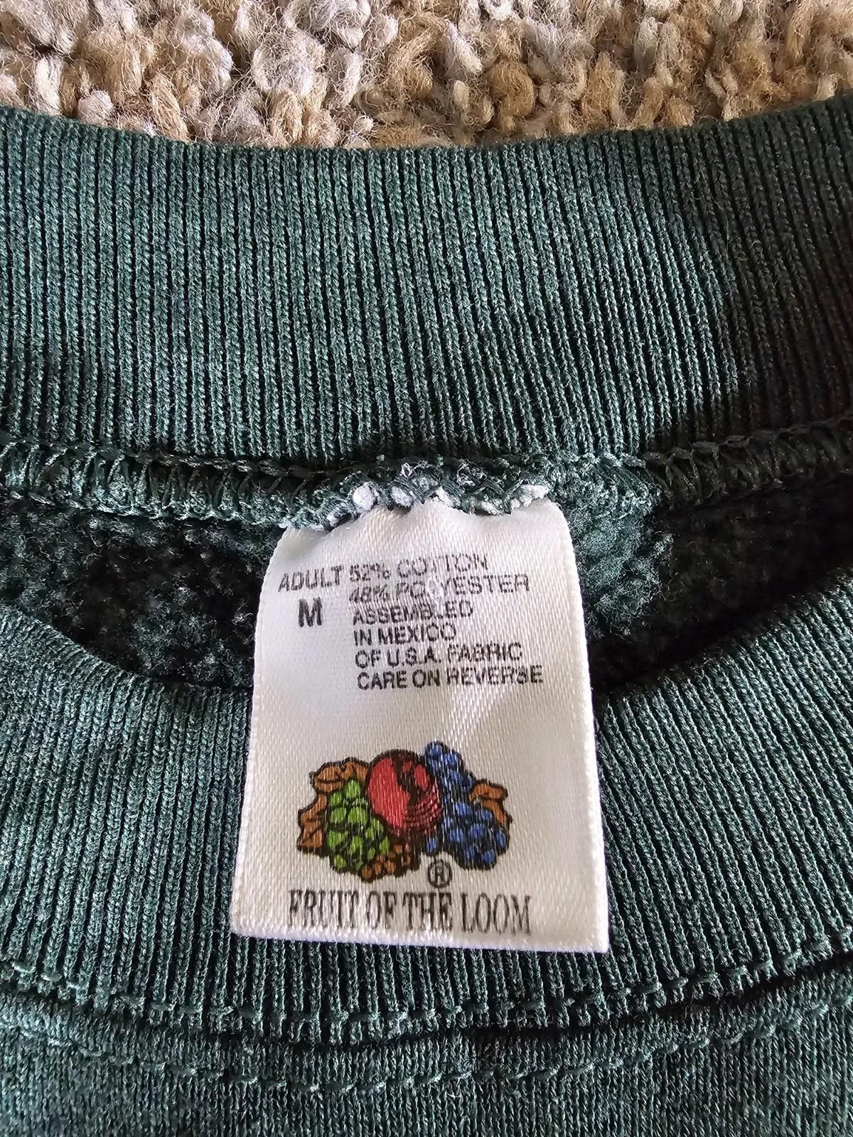 Fruit Of The Loom Vintage Green Bay Packers Super Bowl XXXI Men’s M Sweatshirt Size US M / EU 48-50 / 2 - 3 Thumbnail