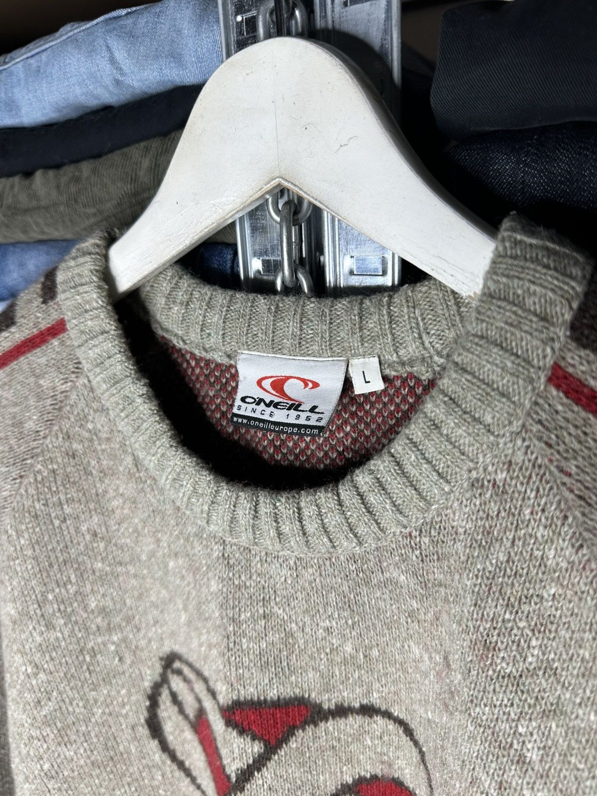 O'Neill Vintage O'Neill Knitted Sweater Skate Surf Y2K Size L Size US L / EU 52-54 / 3 - 3 Thumbnail
