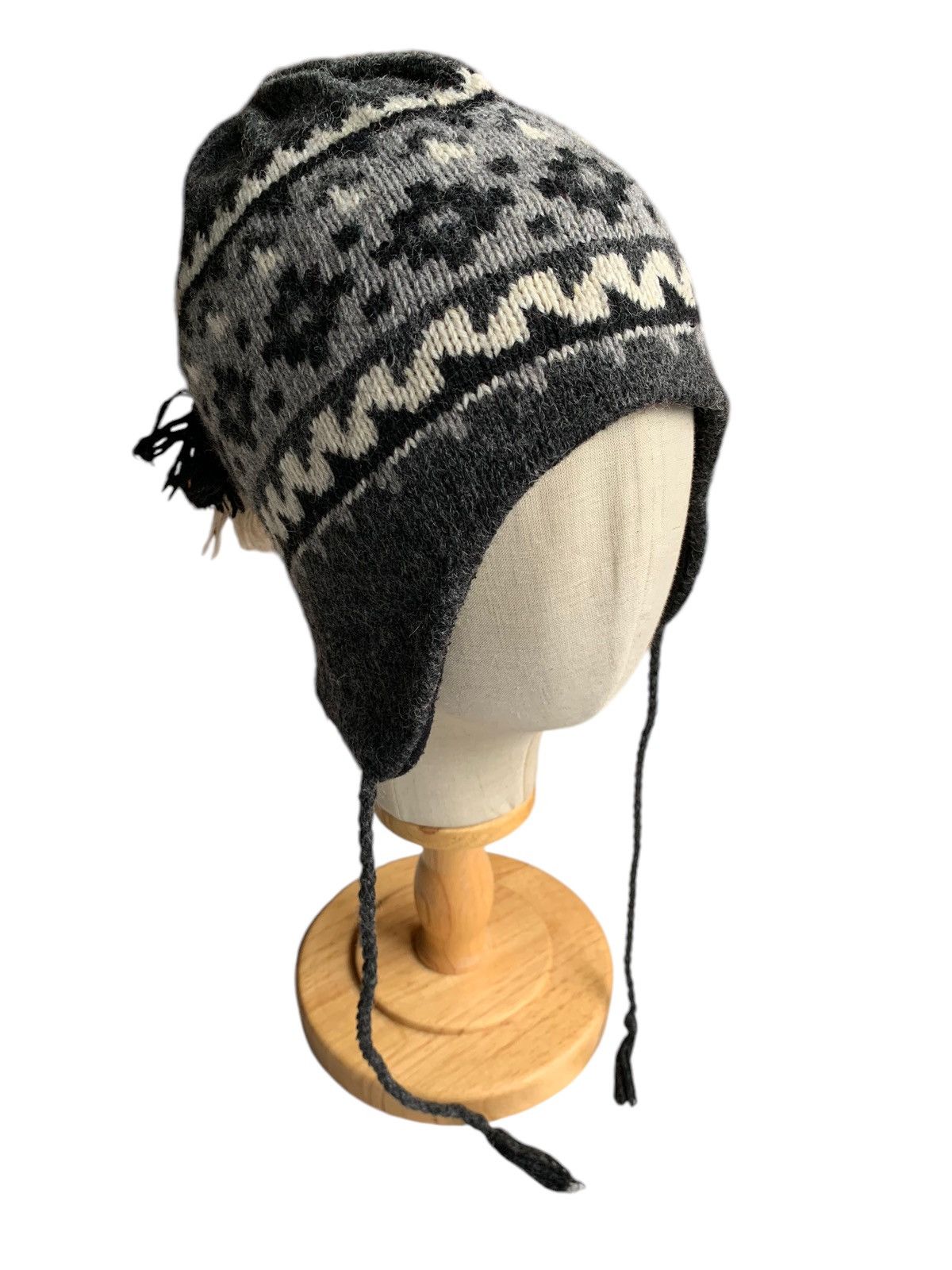 Japanese Brand × Kapital × Vintage Knitted Wool Made In Usa Earflap Winter Session Beanie Hats Size ONE SIZE - 8 Thumbnail