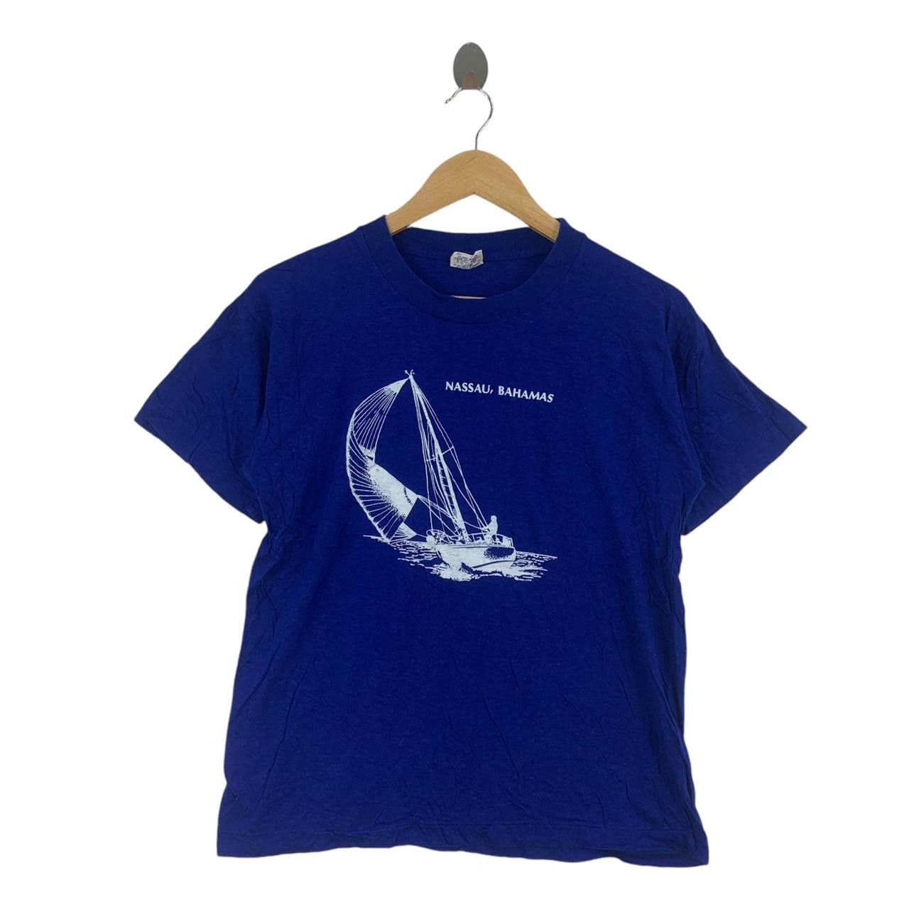 Vintage Vintage 80’ WINDSWEPT NASSAU BAHAMAS Tee Shirt Size US XL / EU 56 / 4 - 1 Thumbnail