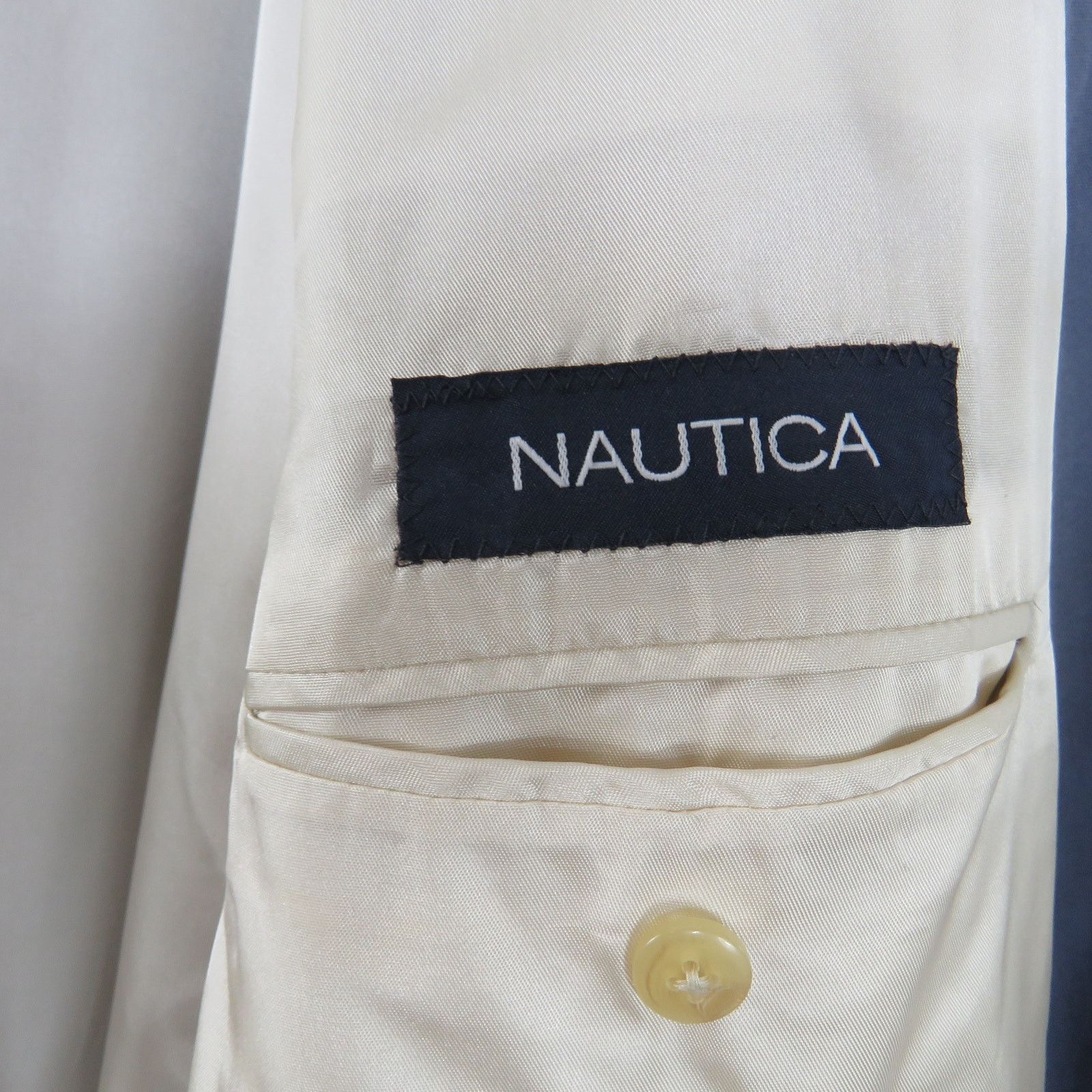Nautica Nautica Navy Blue Men's Suit Jacket Sport Coat Extra Large Size 50R - 6 Thumbnail