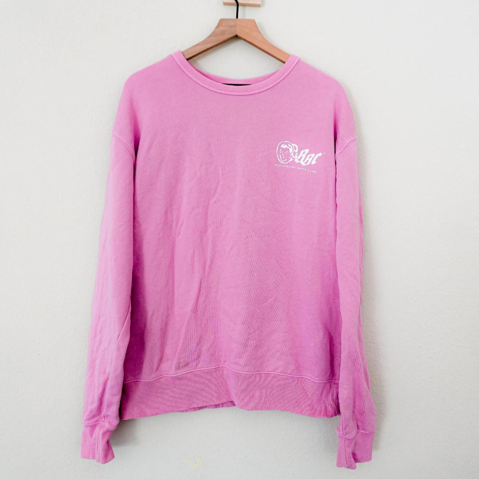 Billionaire Boys Club Billionaire Boys Club Sweater Men's M Pink Y2K Crewneck Size US M / EU 48-50 / 2 - 1 Thumbnail