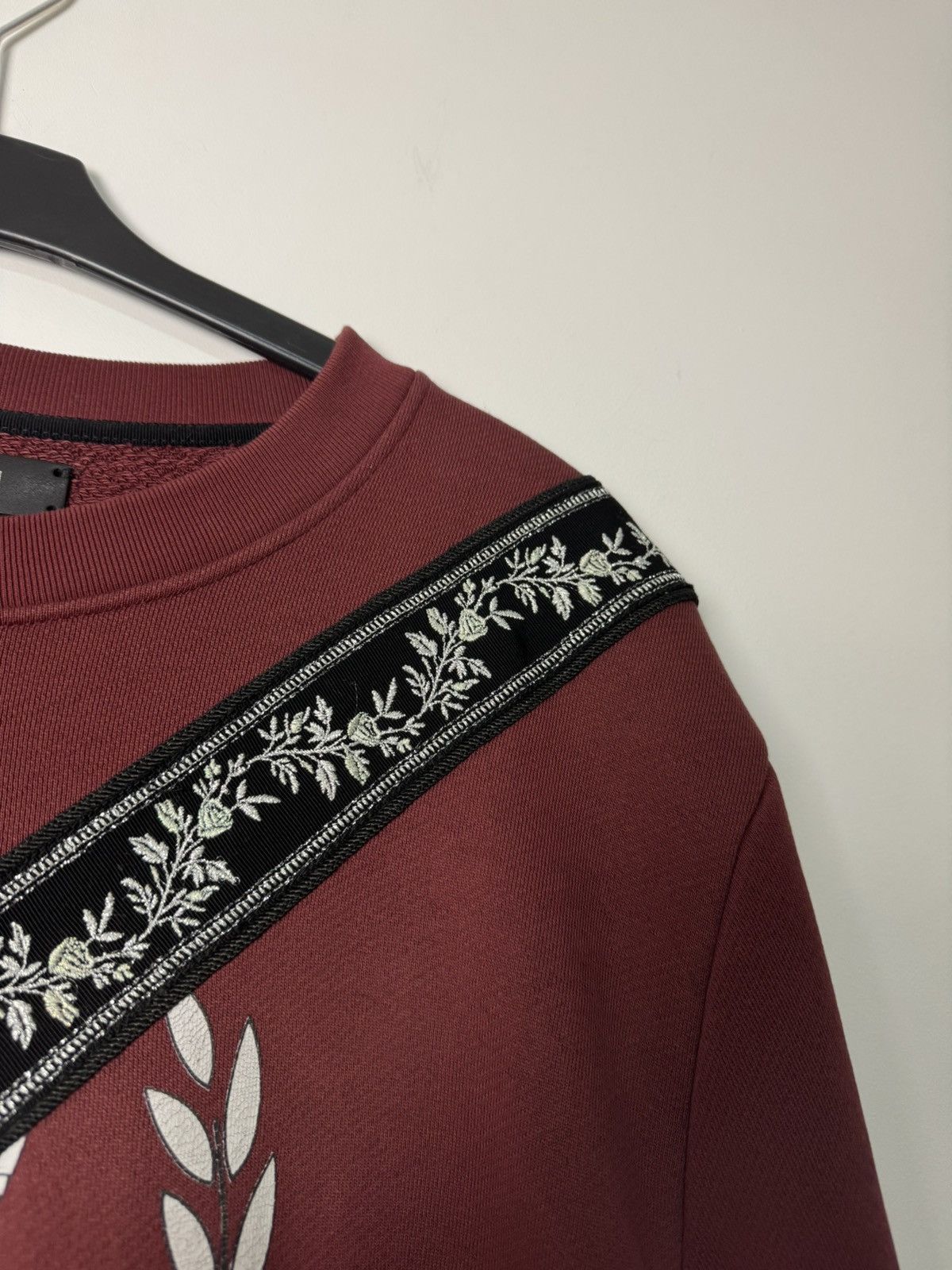 Amiri Amiri Sweatshirt Crewneck Maroon Burgundy Luxury Designer Size US L / EU 52-54 / 3 - 11 Thumbnail