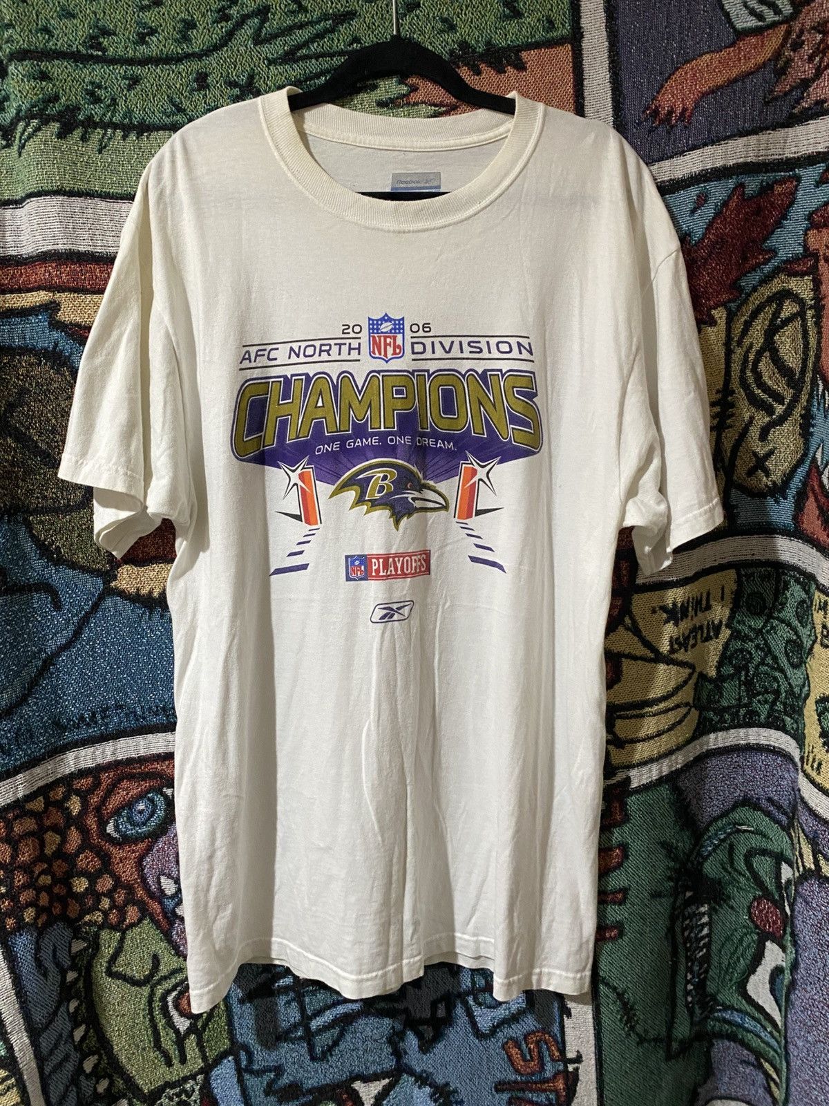 Reebok REEBOK BALT. RAVENS '06 AFC CHAMPS Size US XL / EU 56 / 4 - 1 Thumbnail