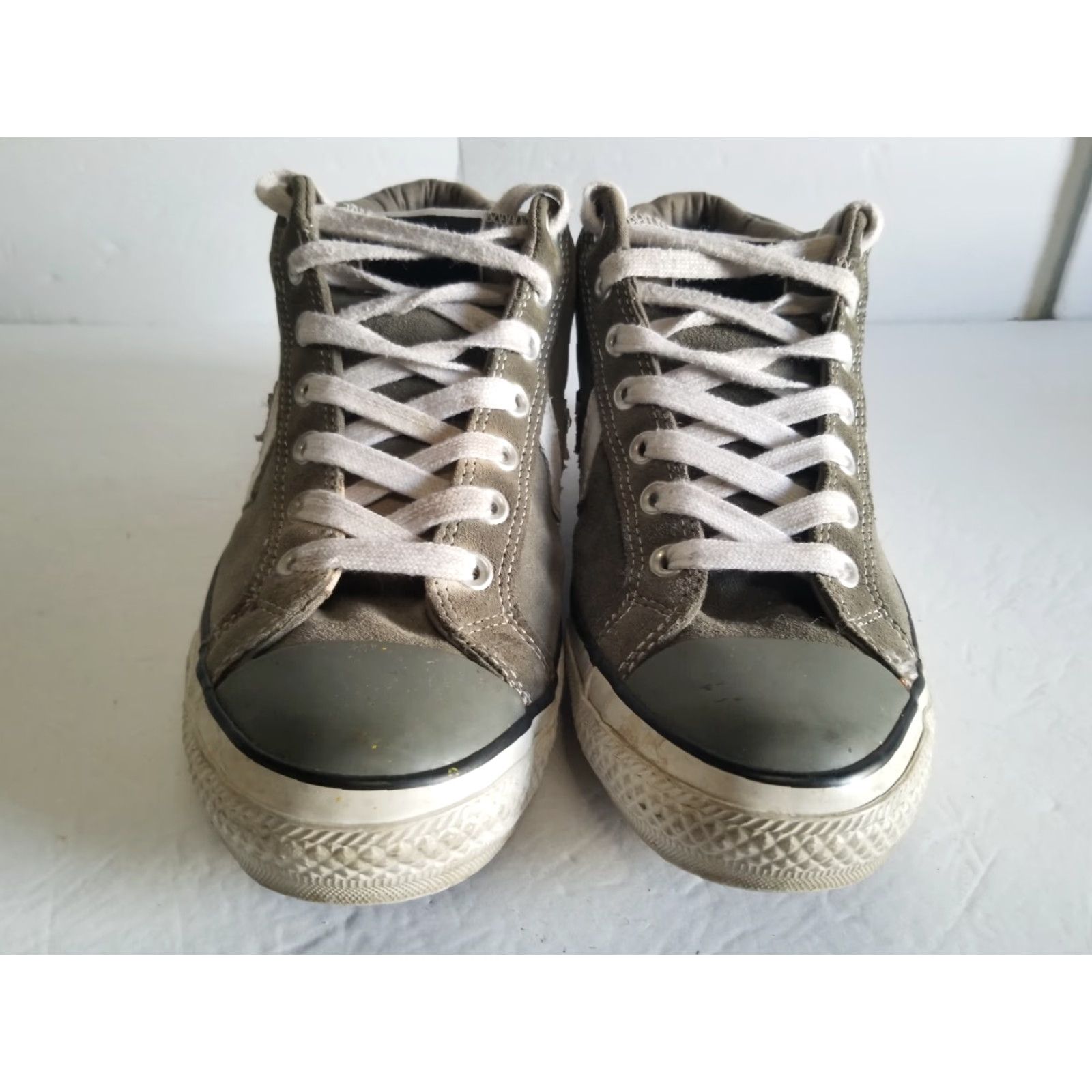 Converse Converse All Star Kenny Anderson Skate Shoes Gray 8.5 Men's Hi Top Converse Kenny Anderson Sneaker 80s Colorful Canvas Shoes Mens Size US M / EU 48-50 / 2 - 6 Thumbnail