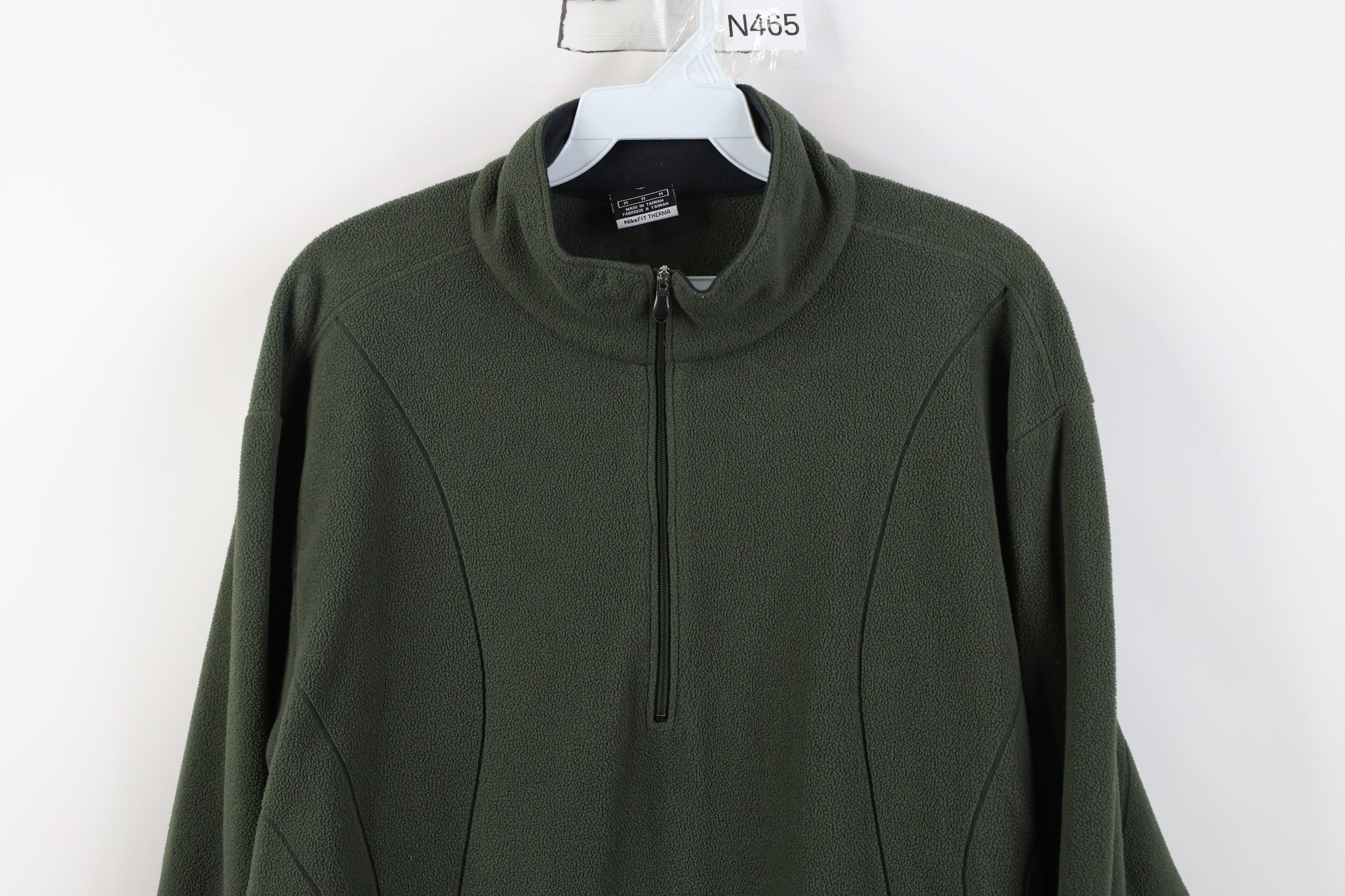 Nike Vintage Nike Golf Scott Mini Swoosh Fleece Sweater Green Size US M / EU 48-50 / 2 - 2 Thumbnail