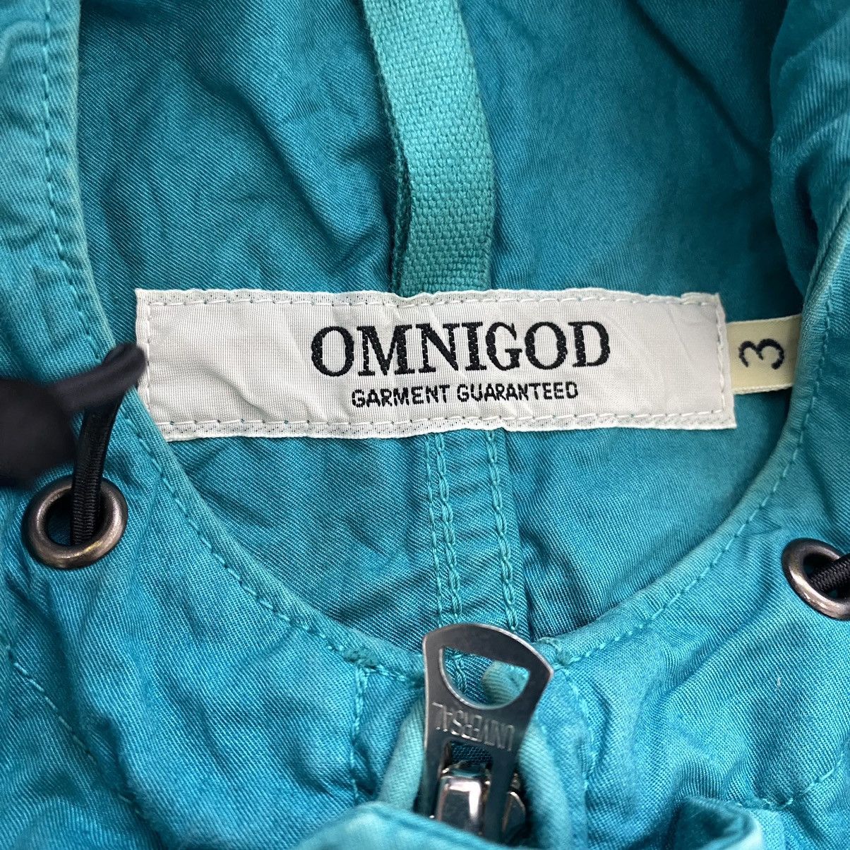 Japanese Brand × OMNIGOD OMNIGOD Garment Japanese Brand Turquoise Hooded Bomber Size US S / EU 44-46 / 1 - 4 Thumbnail