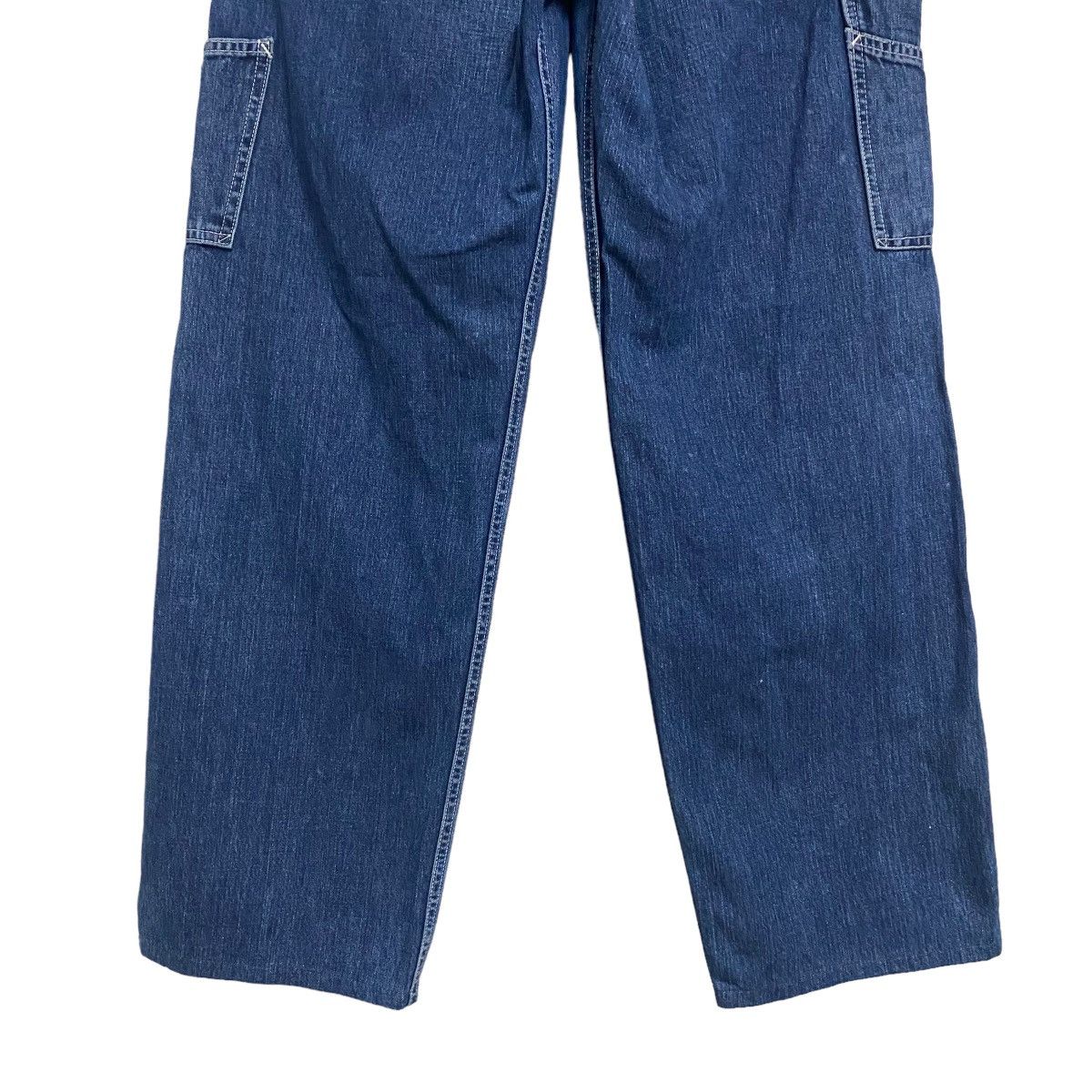Japanese Brand Vintage Bartack Denim Work Pants Size US 31 - 16 Thumbnail