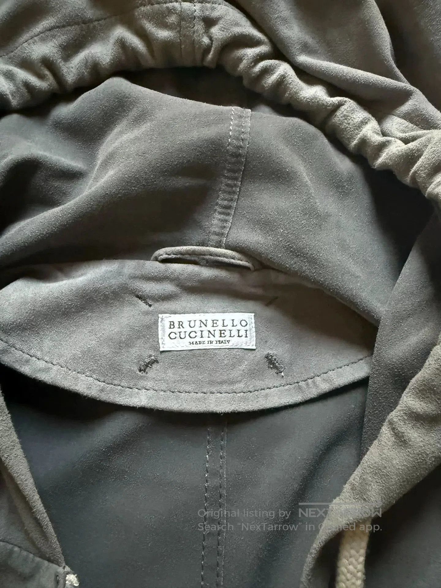 Brunello Cucinelli Brunello Cucinelli Men's Suede Jacket. Size US XXL / EU 58 / 5 - 4 Thumbnail