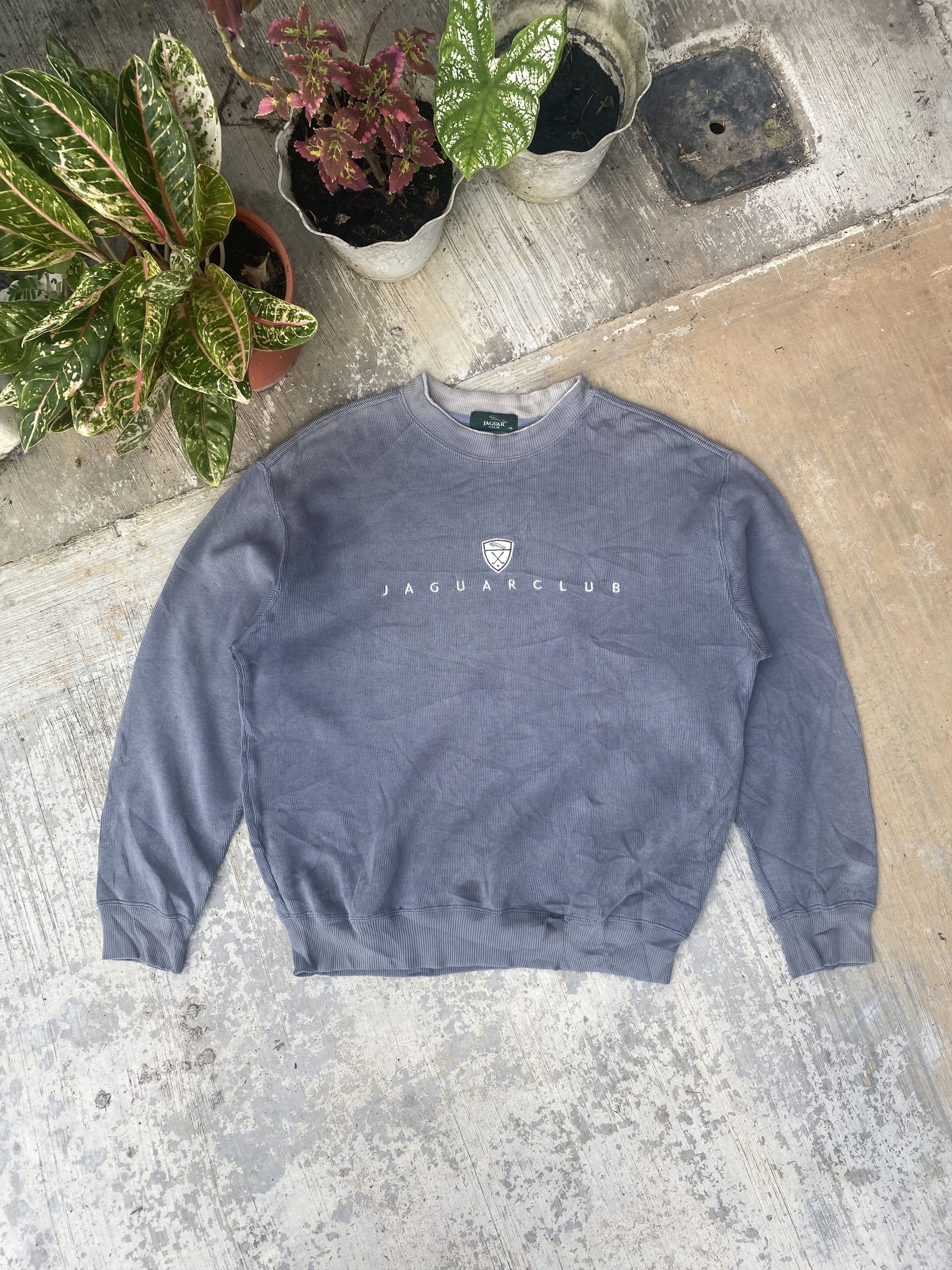 Sports Specialties Vintage Jaguar Club embroidery spellout crewneck Size US M / EU 48-50 / 2 - 1 Thumbnail