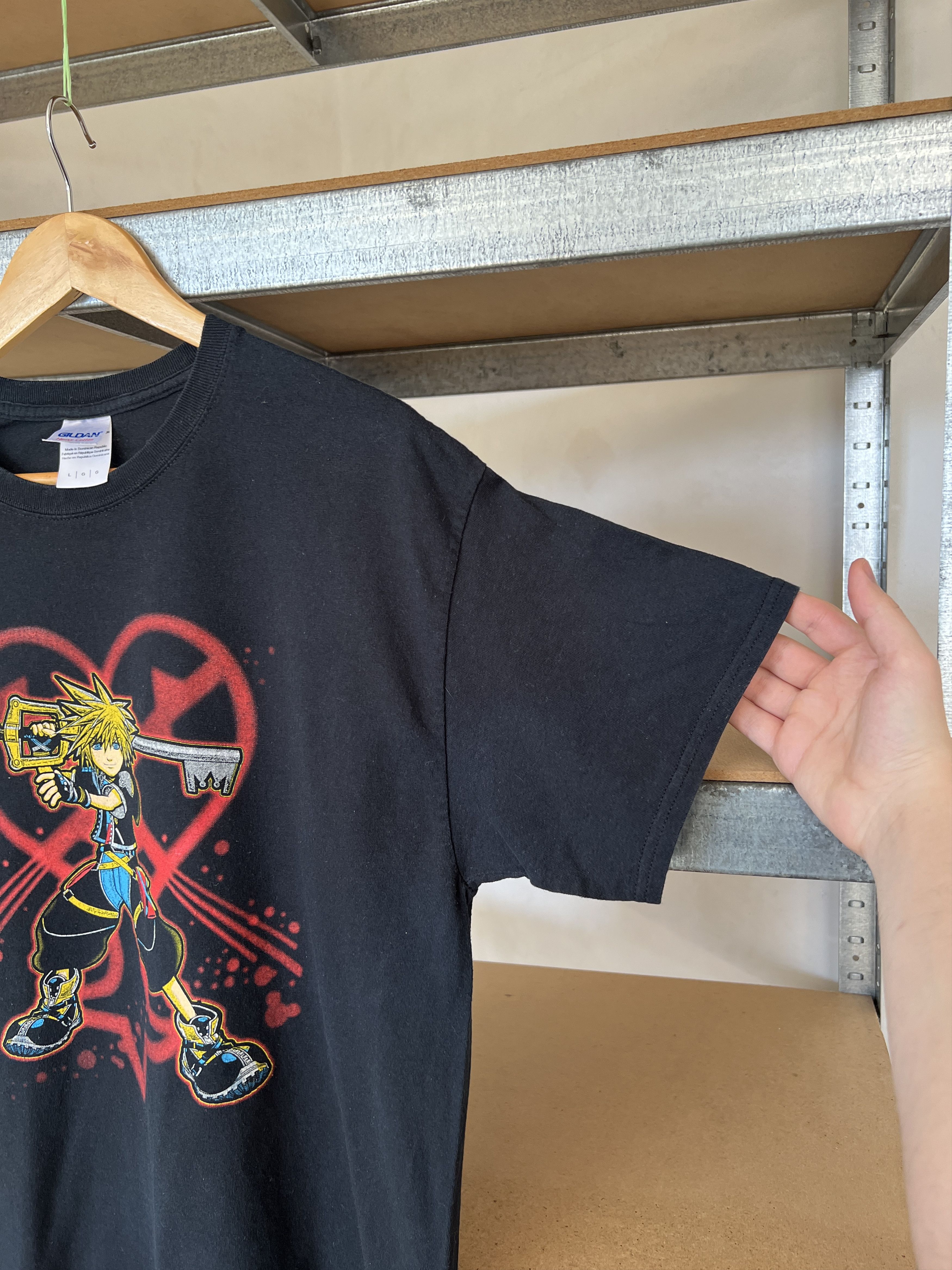 Anime × Playstation × Vintage Vintage 2000s Kingdom Hearts Sore PlayStation Game Tee Size US L / EU 52-54 / 3 - 5 Thumbnail