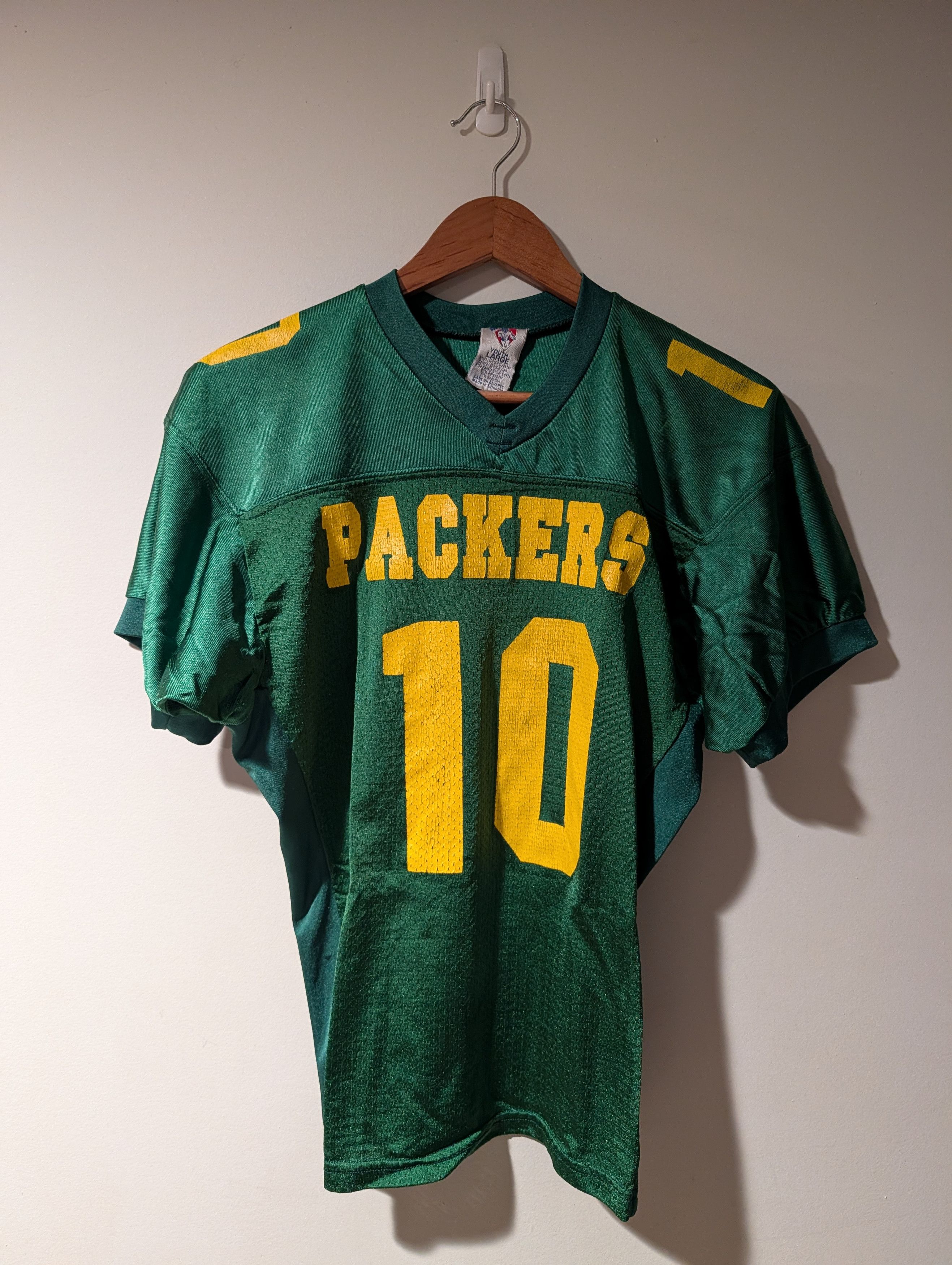 NFL Vintage 90s Green Bay Packers Carson NFL YOUTH Large Jersey Size US L / EU 52-54 / 3 - 1 Thumbnail