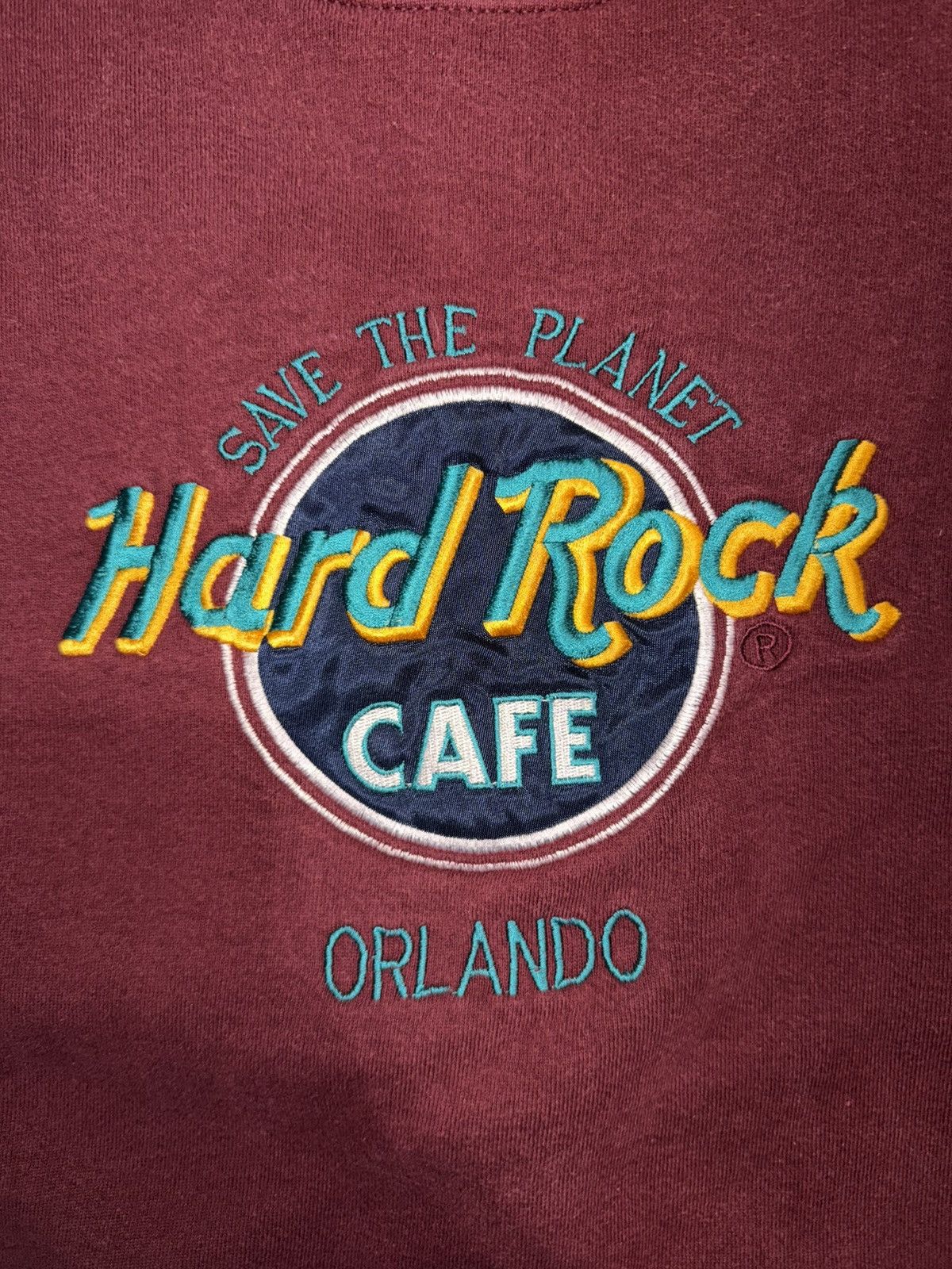 Hard Rock Cafe Vintage Hard Rock Cafe Orlando “Save The Planet” Crewneck Size US XL / EU 56 / 4 - 2 Thumbnail