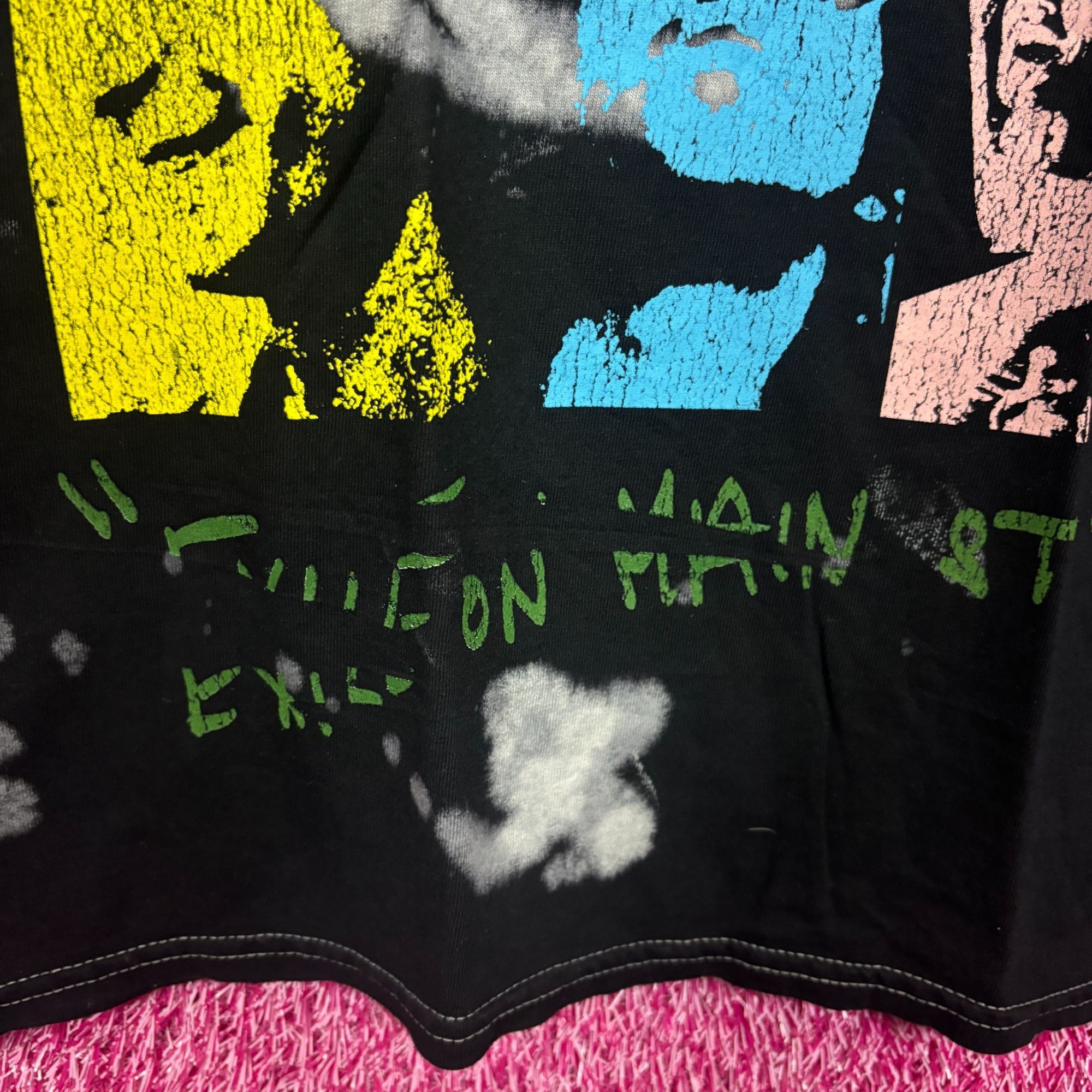 The Rolling Stones The Rolling Stones Exile on Main St Album Rock Bleach Dye M Size US M / EU 48-50 / 2 - 5 Thumbnail