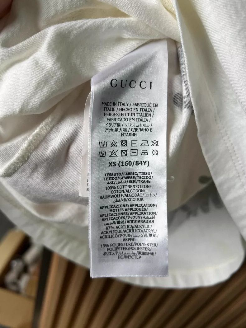 Gucci Gucci Cat's eye diamond nail print short sleeves 2504-Nexta Size US XS / EU 42 / 0 - 4 Thumbnail