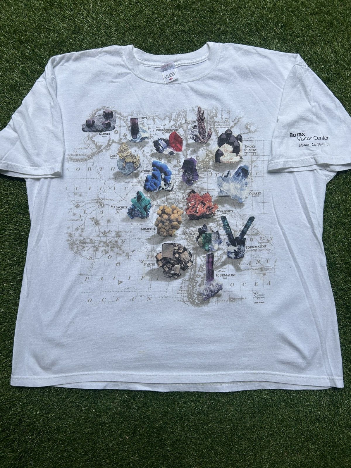Vintage 2007 Borax Visitor Center Mineral Specimen T-Shirt Size US XXL / EU 58 / 5 - 1 Thumbnail