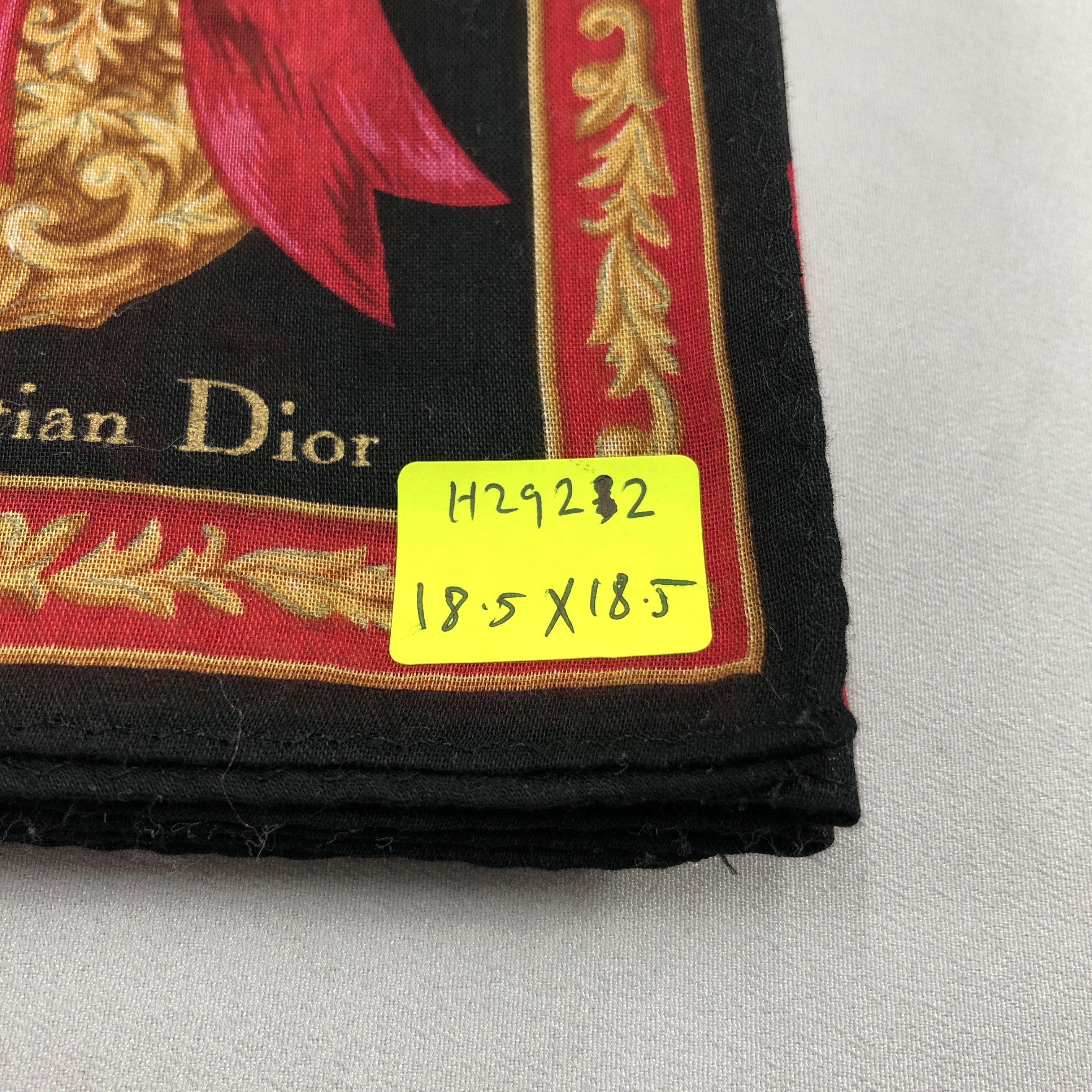 Christian Dior Monsieur Christian Dior Handkerchief Neckerchief Bandana H2922 Size ONE SIZE - 6 Thumbnail