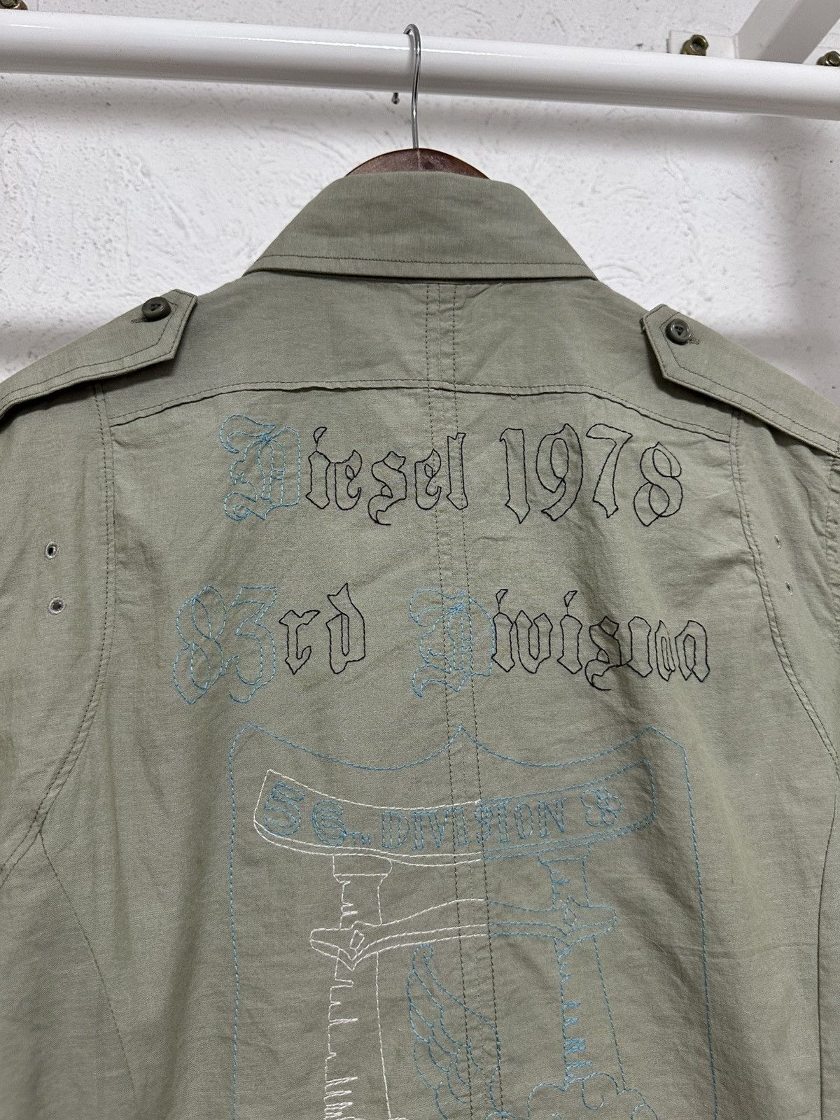 Diesel Diesel Polo Shirt Size S Avant-Garde Japanese Style Y2K 2000 Size S / US 4 / IT 40 - 5 Thumbnail