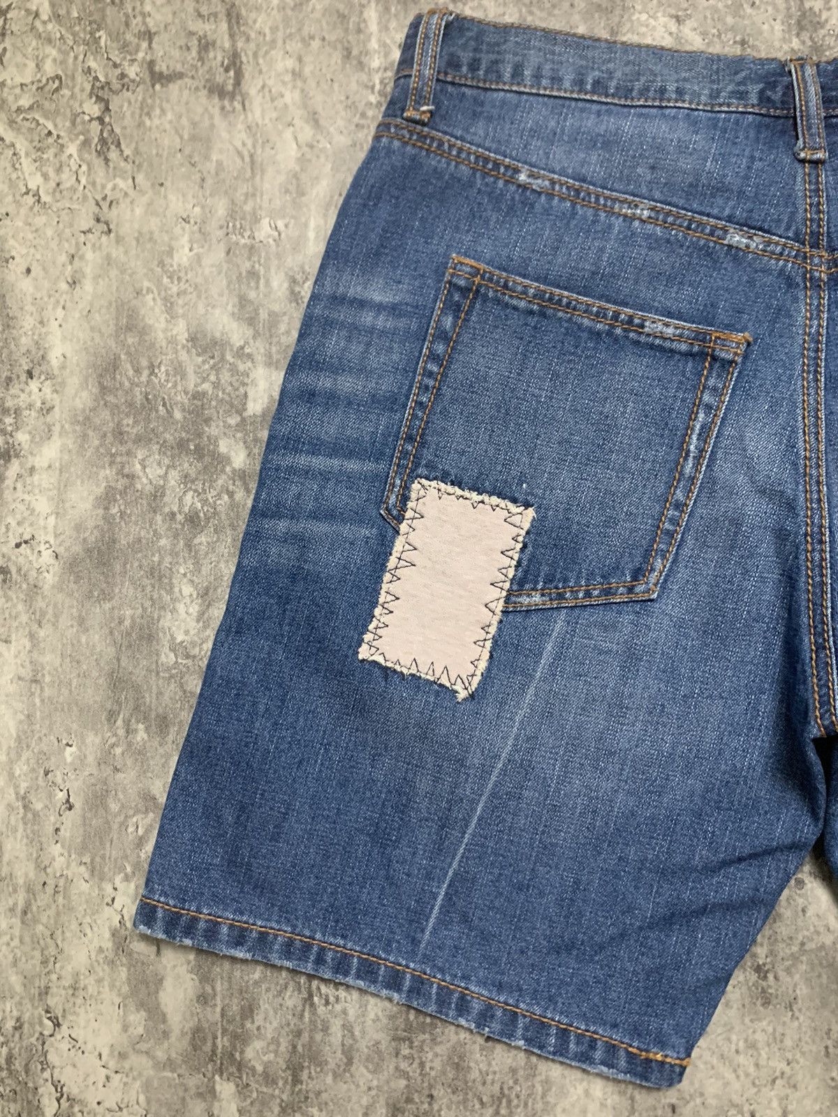 Issey Miyake Issey Miyake Ne Net Patch Work Jeans Short Kapital Style Size US 33 - 3 Thumbnail
