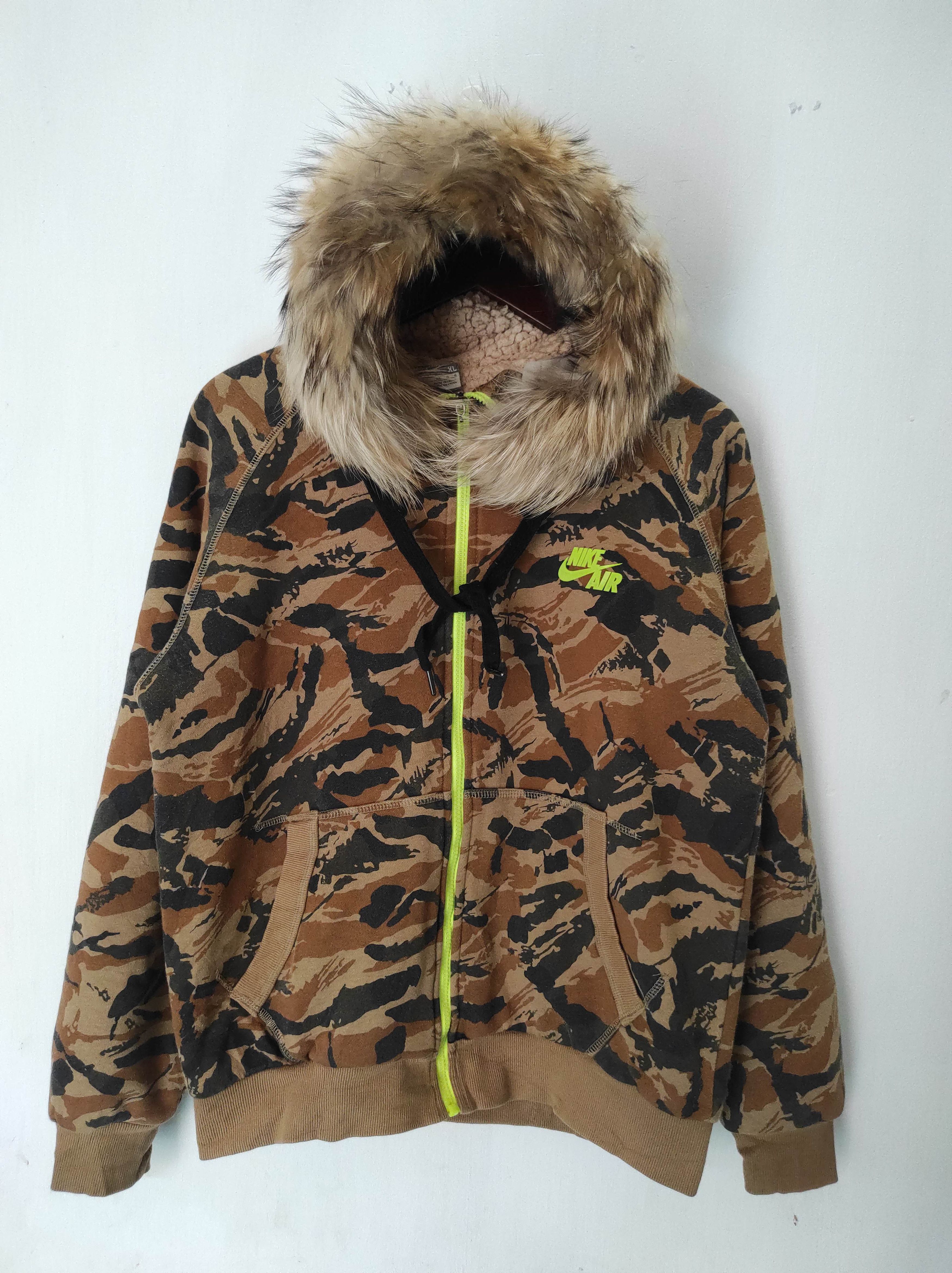 Hysteric Glamour Nike Sherpa Camo Zip Fur Hoodie IfSixWasNine LGB style Size US L / EU 52-54 / 3 - 3 Thumbnail