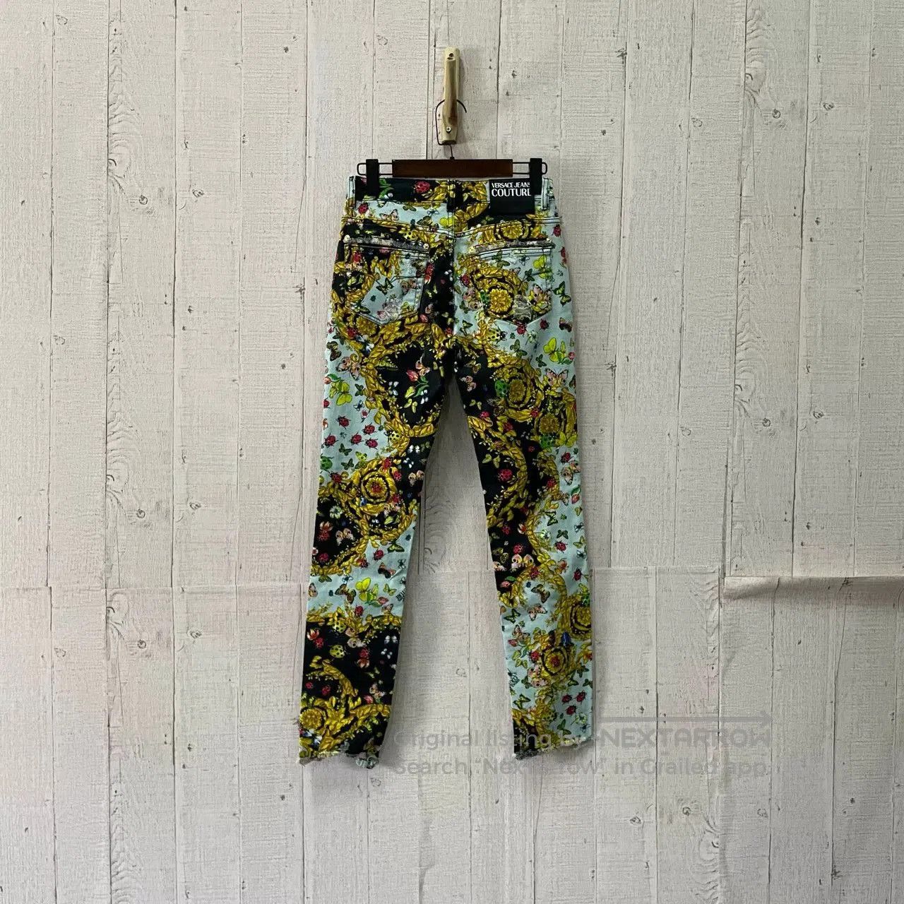 Versace Versace Floral Distressed Jeans. Size 27" / US 4 / IT 40 - 2 Thumbnail