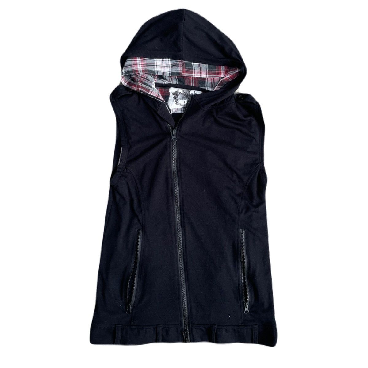 If Six Was Nine 2000s Japanese archive Vkei Layered Sleeve-Less Hoodie Size US S / EU 44-46 / 1 - 3 Thumbnail
