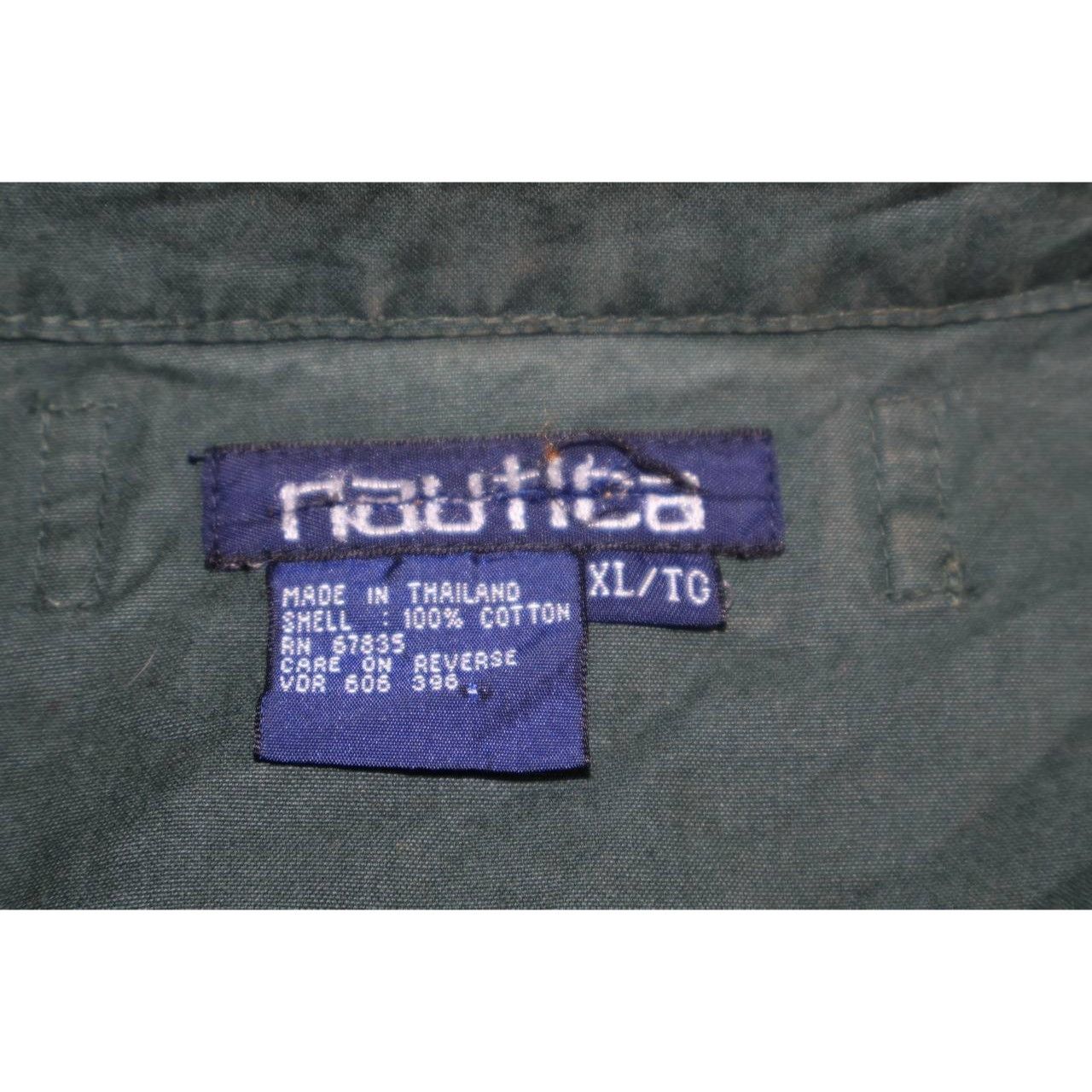 Nautica Vintage 90s Nautica Harrington Jacket Green Size XL Size US XL / EU 56 / 4 - 4 Thumbnail