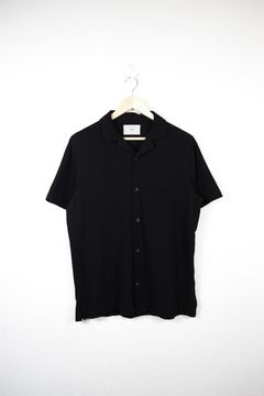 Black Open Collar Shirt | Grailed