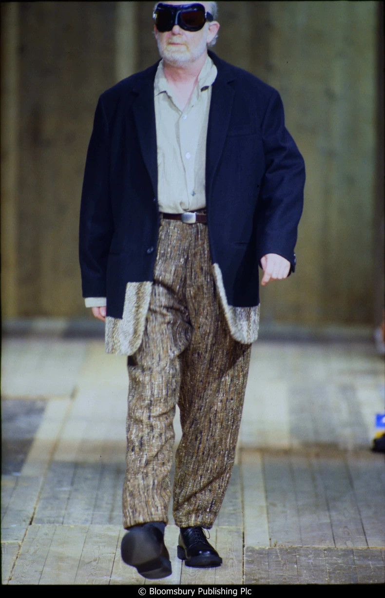 Yohji Yamamoto Yohji Yamamoto size m 92AW Show Woven Suit 2501-Nextarrow Size 38R - 1 Thumbnail
