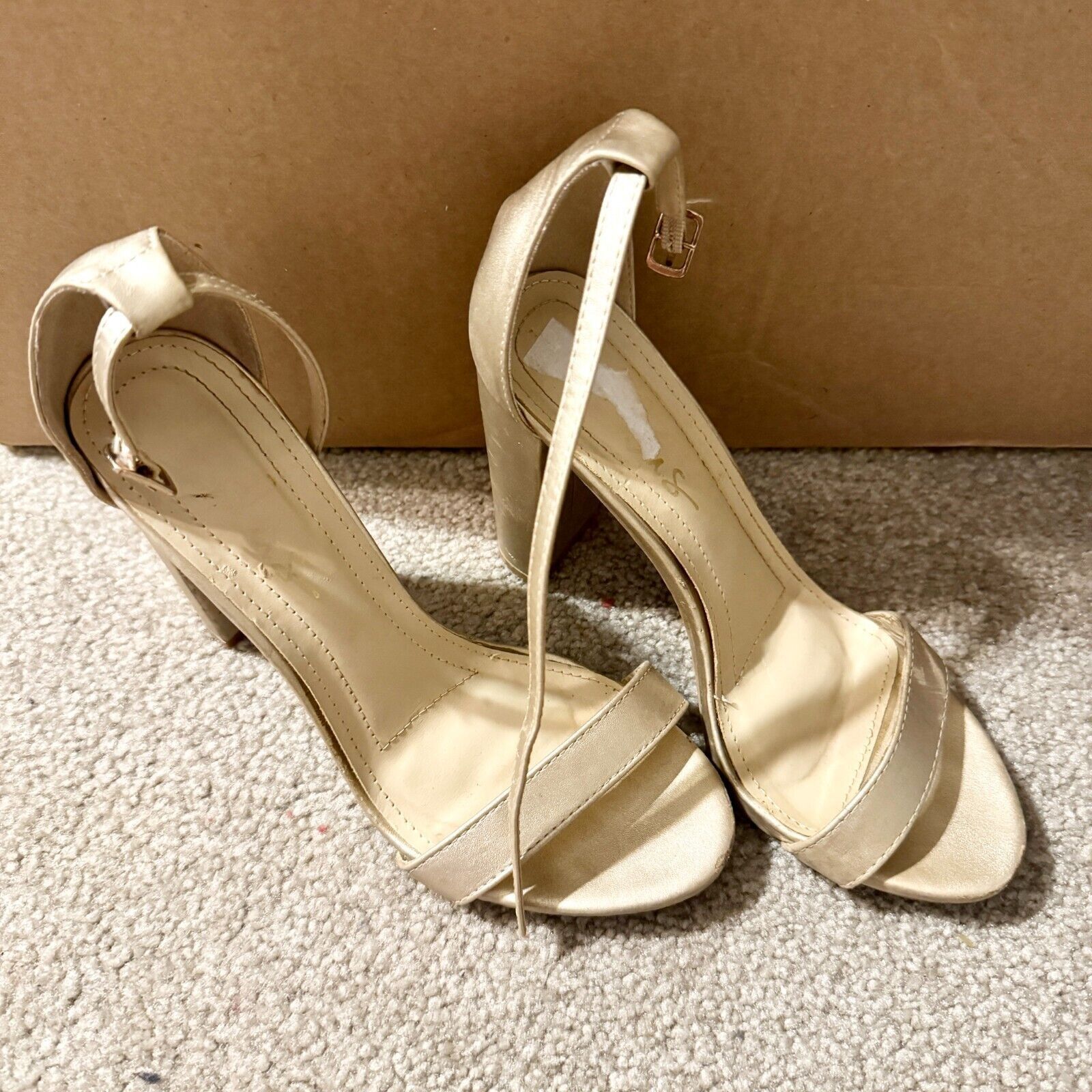 Other Lulus 6 Ankle Belted Taylor Suede Ankle Strap Heels Open Toe Size US 6 / IT 36 - 2 Thumbnail
