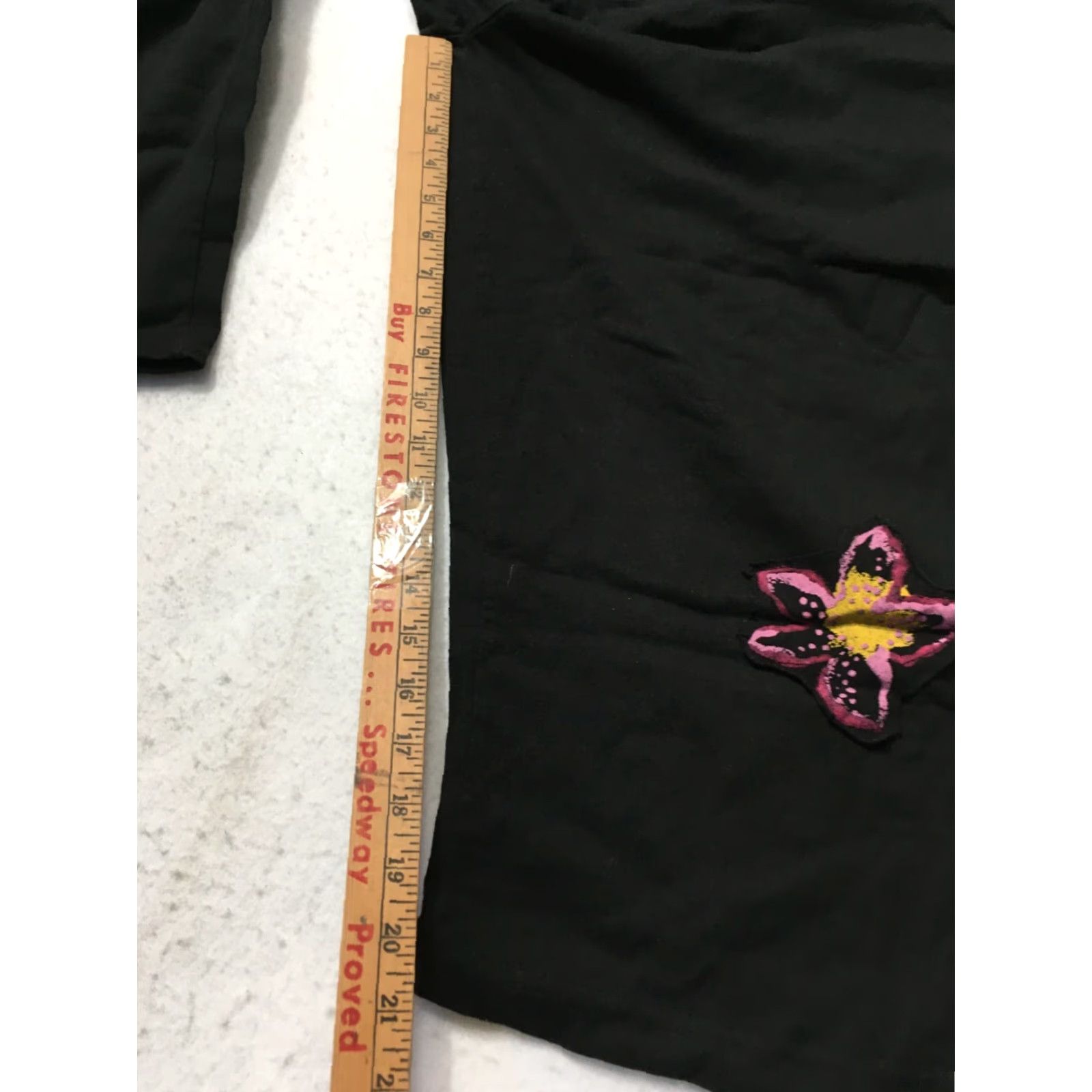 Vintage VINTAGE Original Copa Cabana Wide Leg Cropped Black Linen Rayon Pants 2X Women's Spring Summer Casual Beach Festival Holiday USA Retro Womens Size XXL / US 16-18 / IT 52-54 - 6 Thumbnail