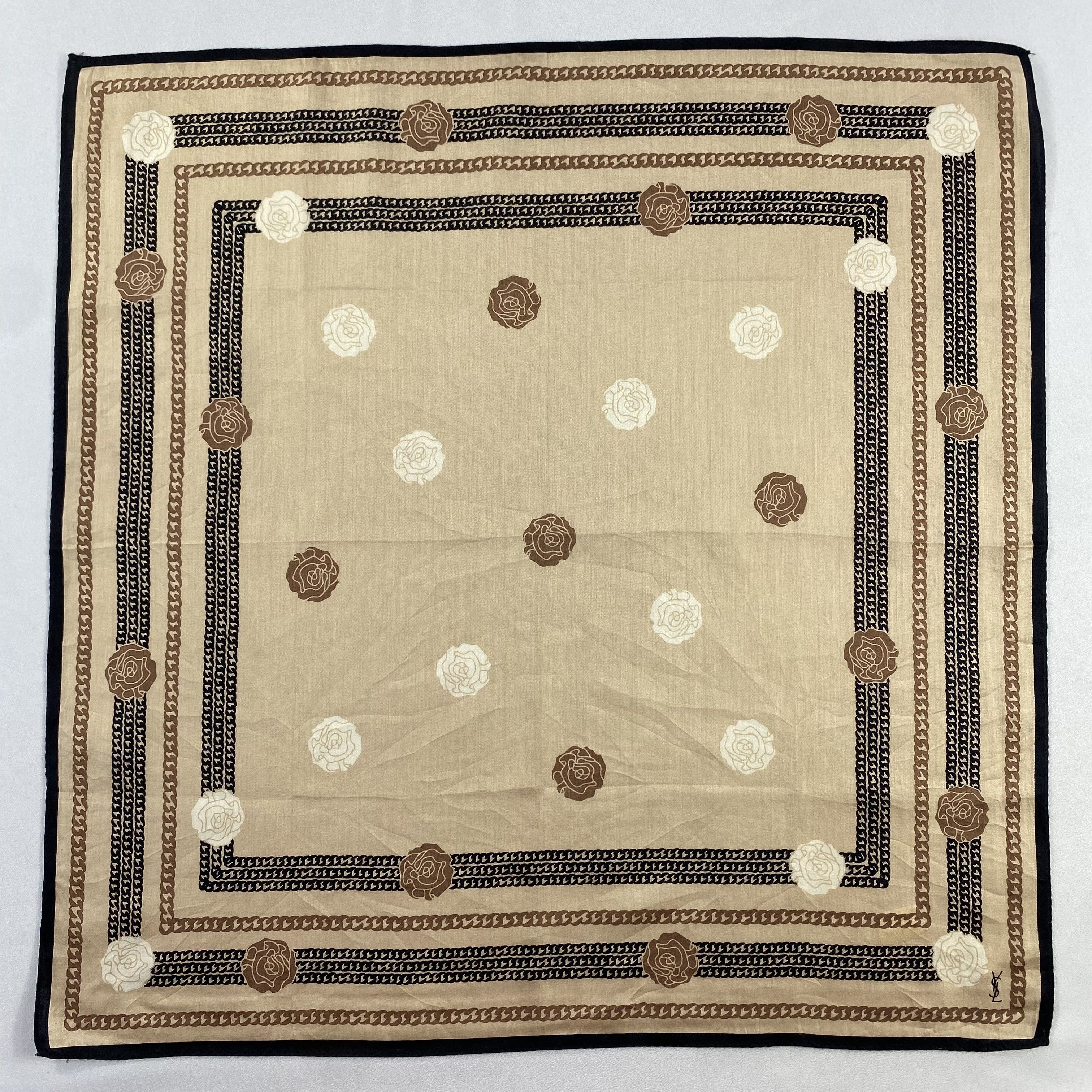 Vintage Yves Saint Laurent Neckerchief / Handkerchief-P661 Size ONE SIZE - 1 Thumbnail