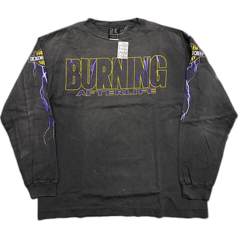 Saint Michael Saint Michael Long Sleeve Black Graphic Shirt Size US XL / EU 56 / 4 - 1 Thumbnail