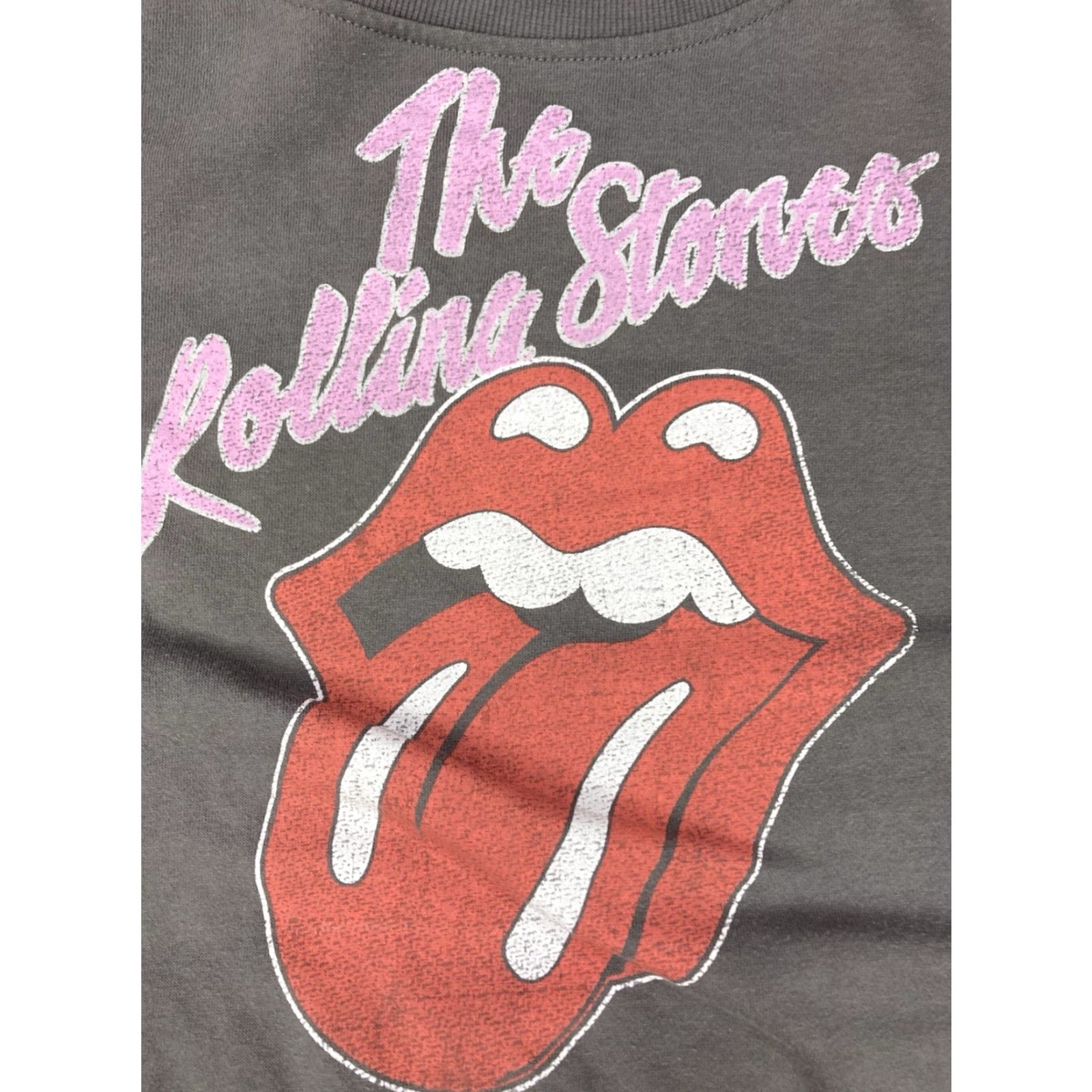 Logo 7 VINTAGE The Rolling Stones Logo Lightweight Crewneck Sweatshirt Women Large Music Shirt Size L / US 10 / IT 46 - 2 Thumbnail