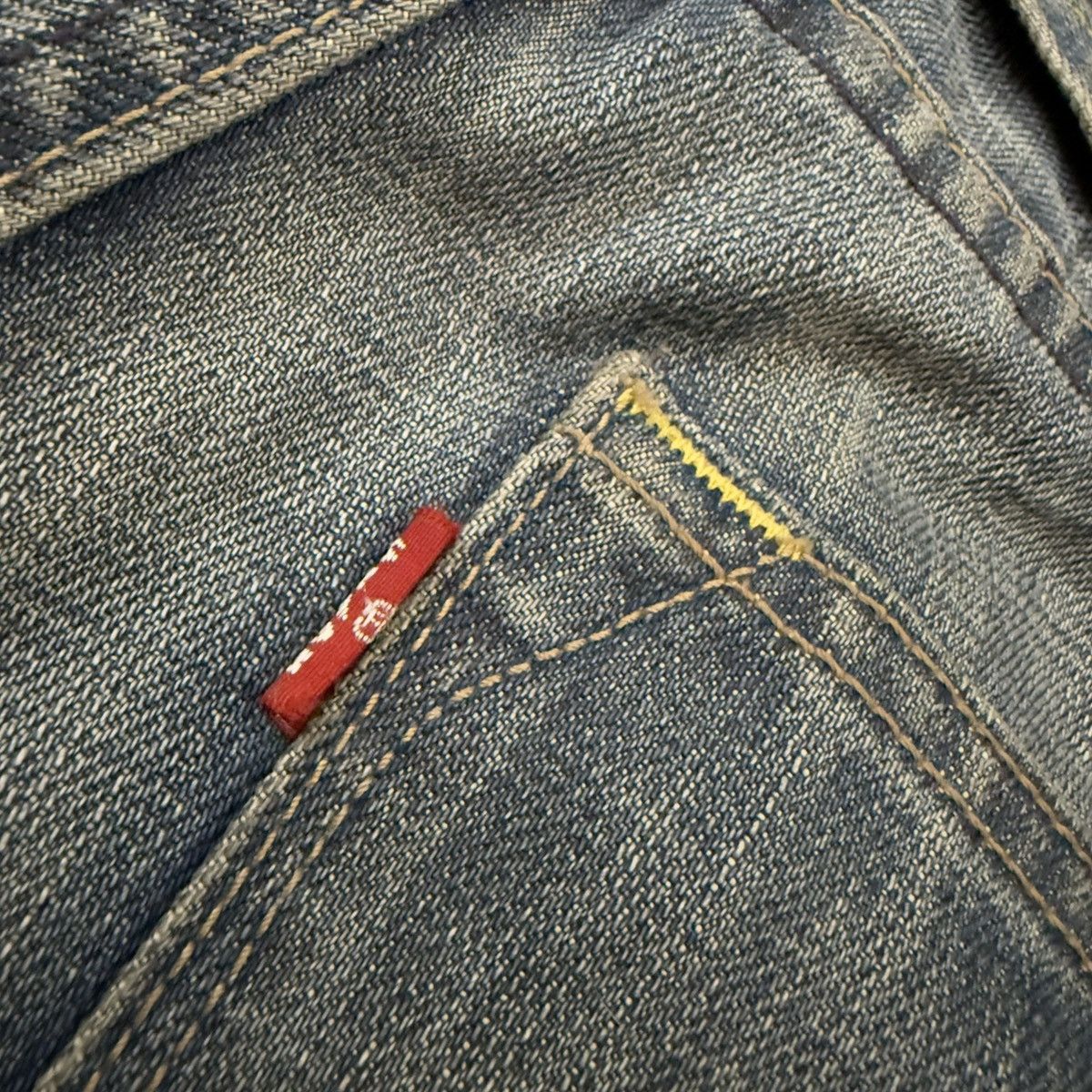 Engineered Garments × Levi's Vintage Levis Redloop Baggy Buckle Pants Denim Size US 30 / EU 46 - 6 Thumbnail