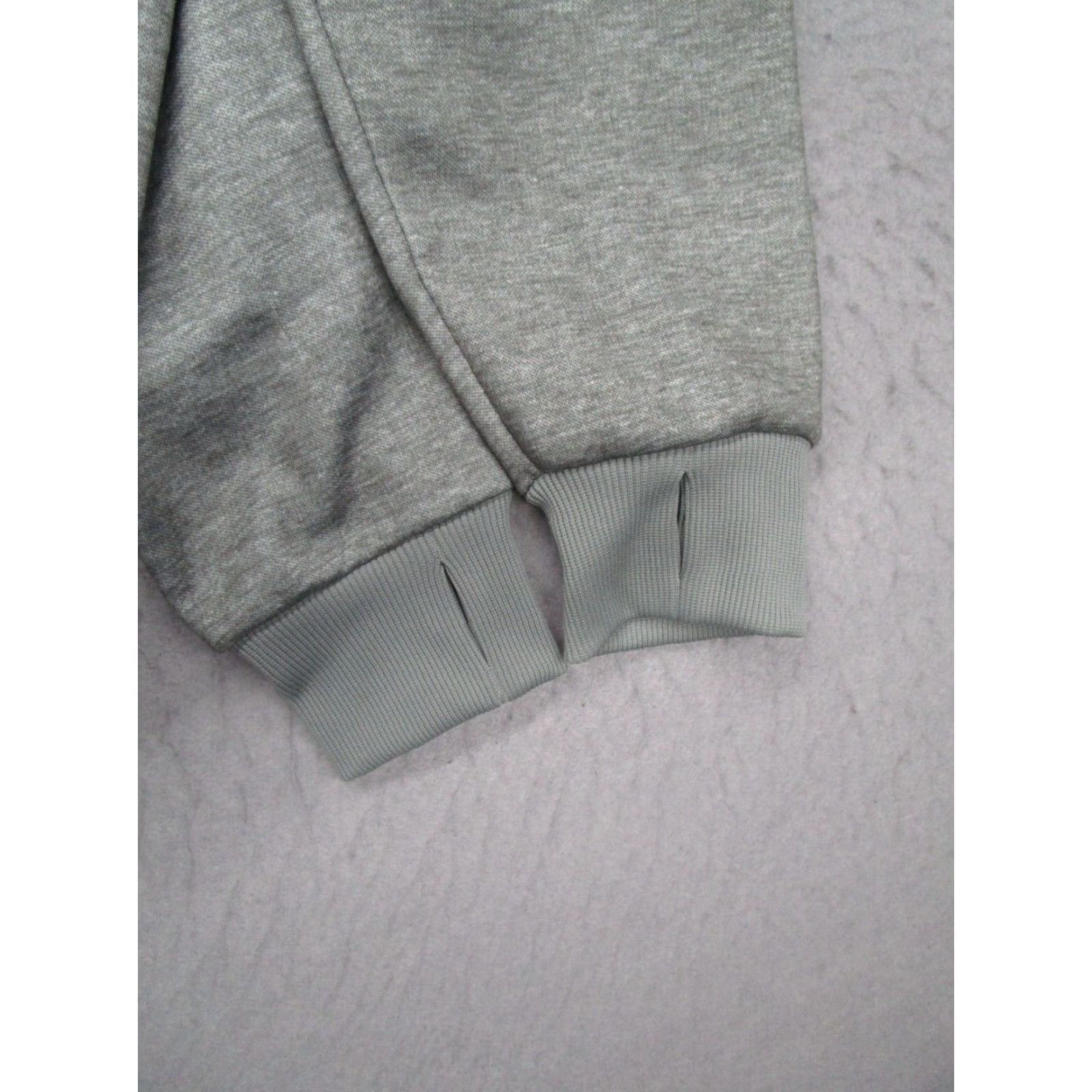 Burton Burton Hoodie Mens Small Gray Full Zip Colombo Kangaroo Pocket Thumbholes Size US S / EU 44-46 / 1 - 5 Thumbnail