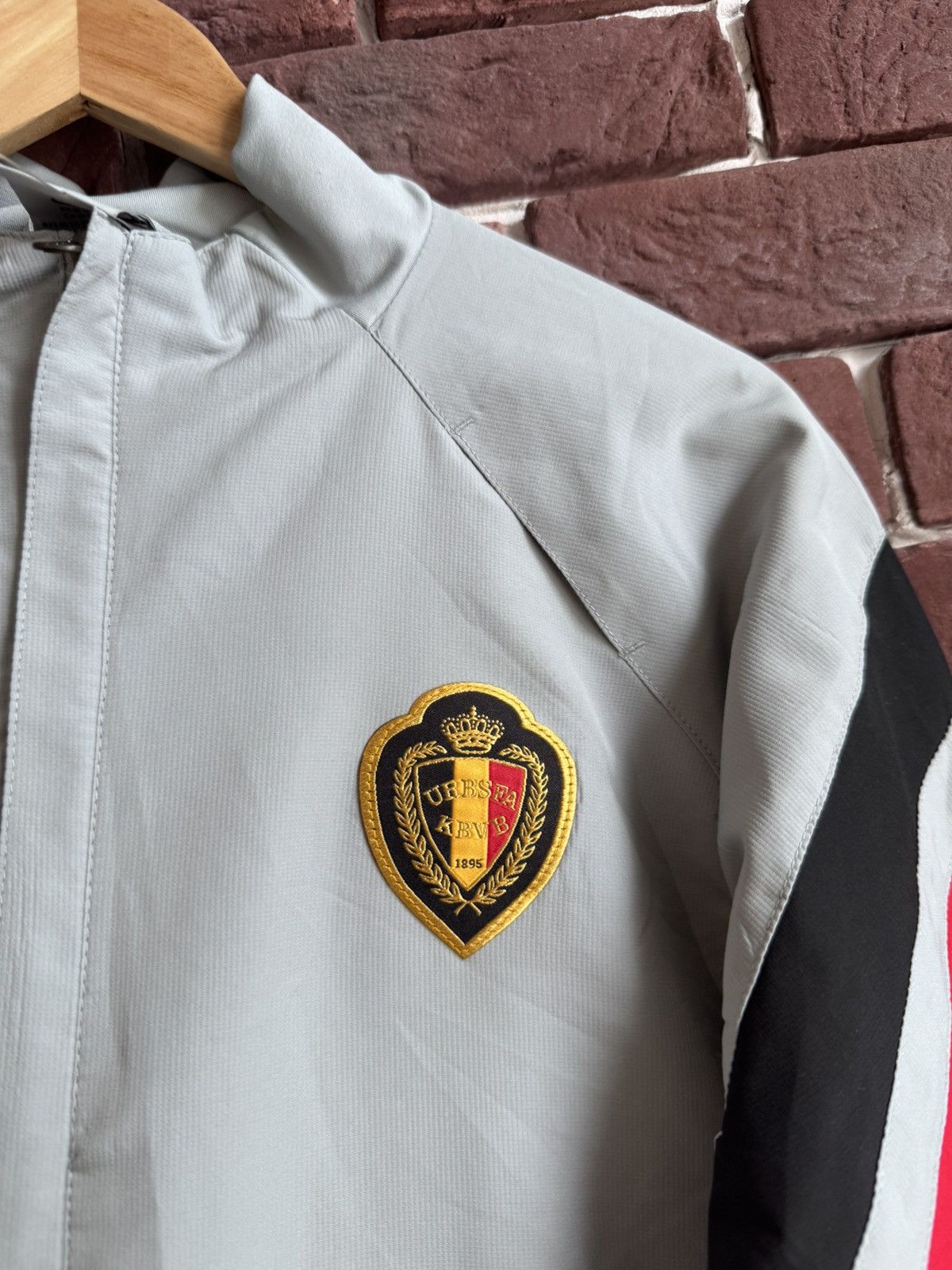 Nike Vintage 00s Belgium URBSFA KBVB Men jacket soccer football Size US S / EU 44-46 / 1 - 5 Thumbnail