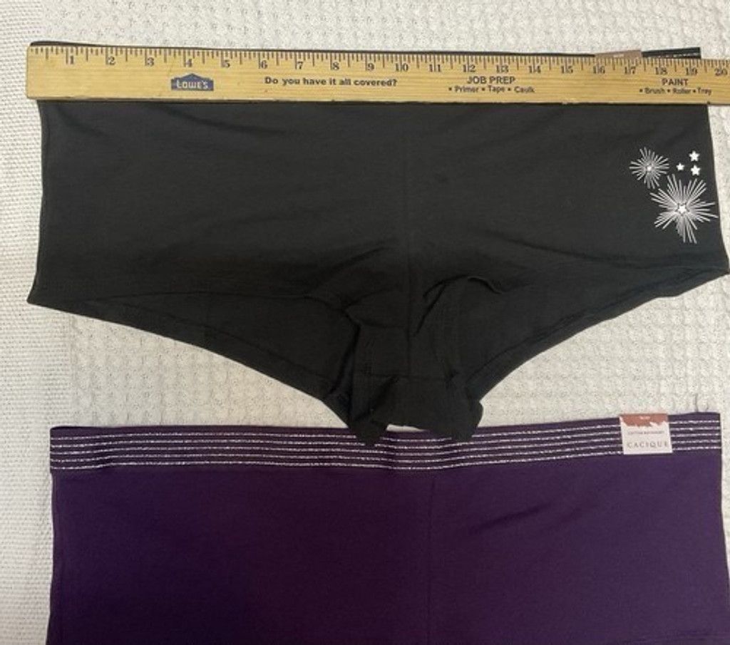 Other NWT Cacique Boyshorts Two Pair Panty Women 18/20 & 22/24 Size ONE SIZE - 4 Thumbnail