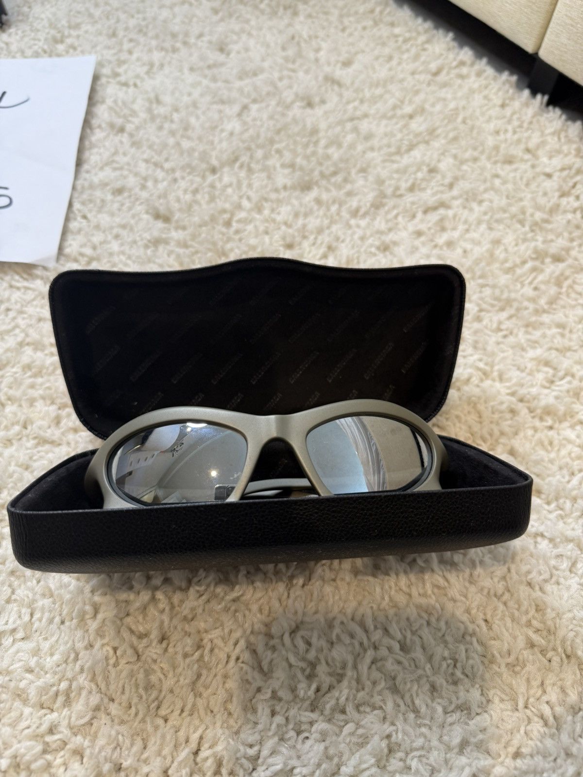 Balenciaga Reflective Bat Glasses