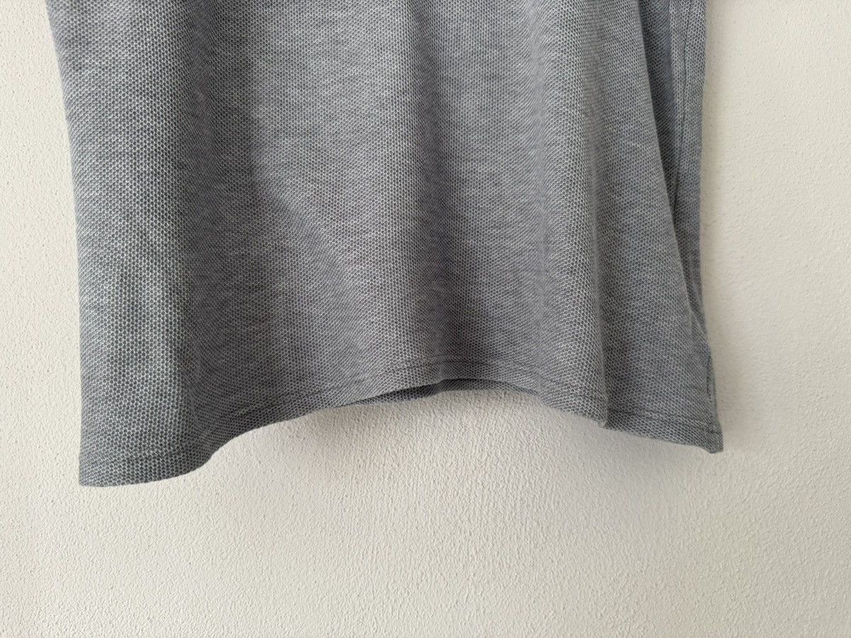 Gucci Grey Polo with Web Stripe Trim Size US L / EU 52-54 / 3 - 7 Thumbnail
