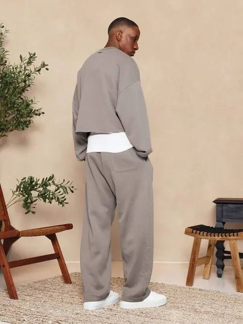 Designer × Hypebeast Bag Loose fit Heavyweight Baggy Y2k Sweatpants Size US 30 / EU 46 - 3 Thumbnail