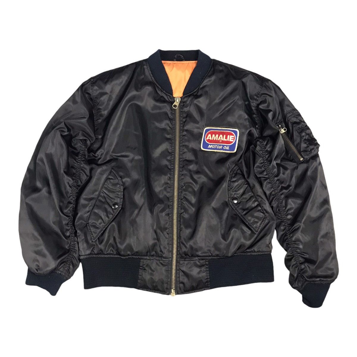 AMALIE MOTOR OIL RACING BOMBER JAPAN MA -1 JACKET