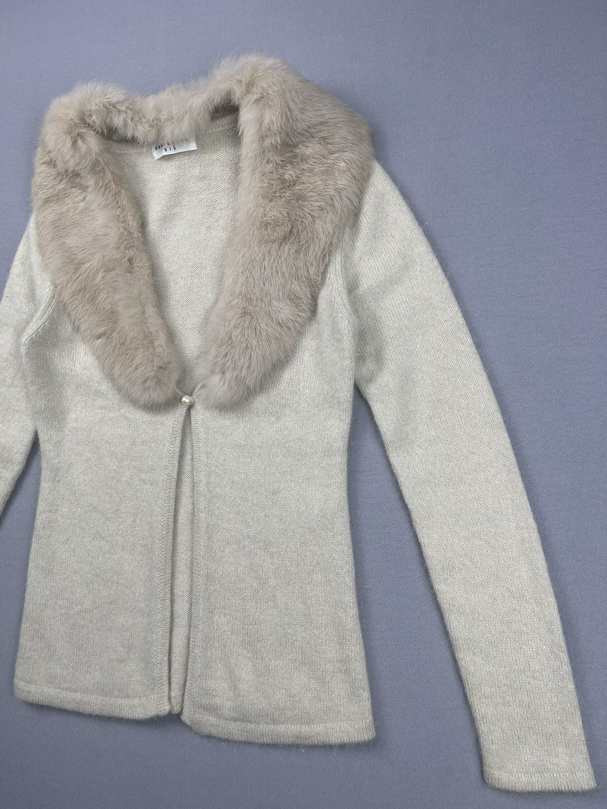 If Six Was Nine KUMIKYOKU SIS FAUX FUR HAIR BLOUSES Size XS / US 0-2 / IT 36-38 - 3 Thumbnail