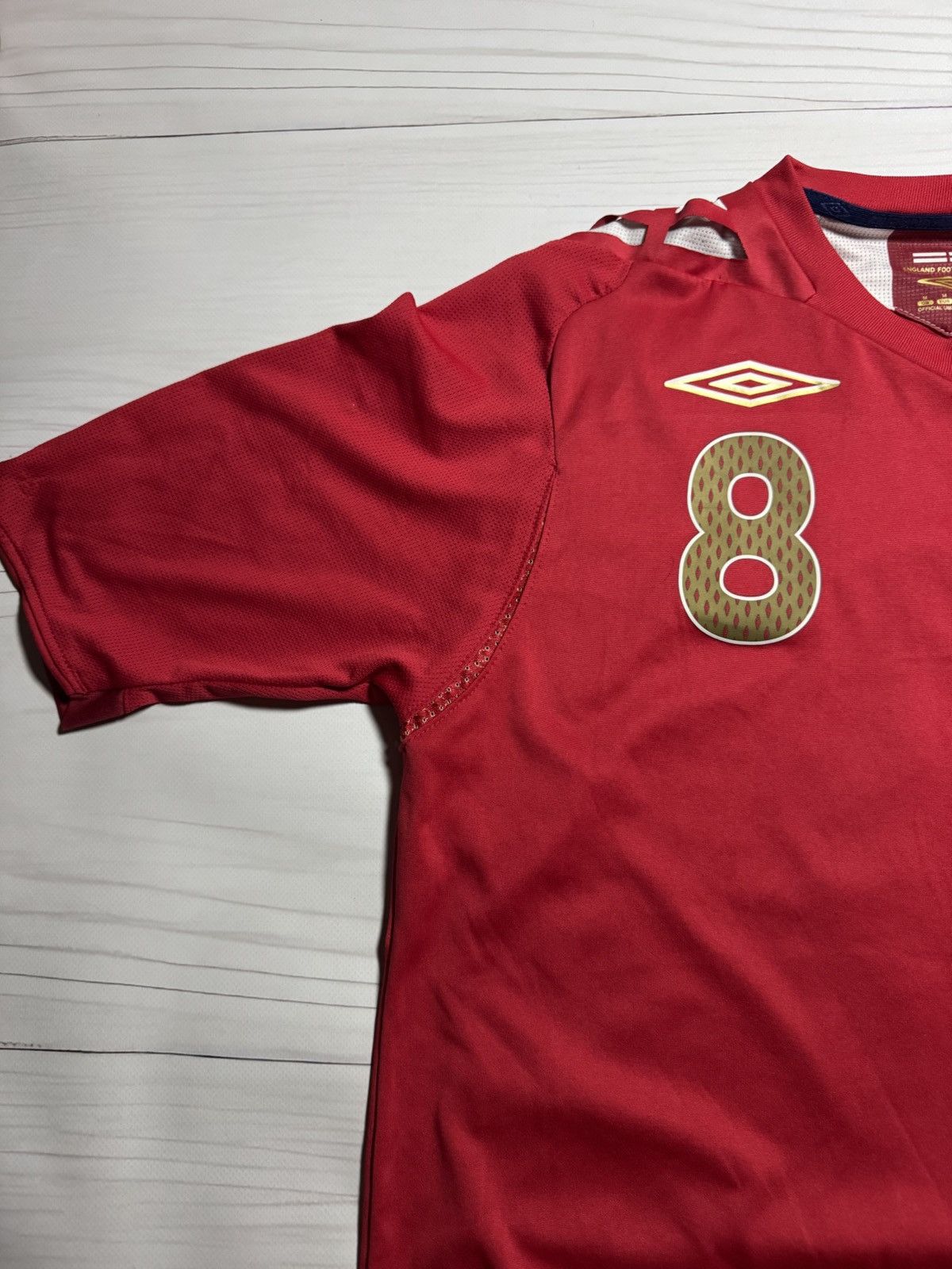 Umbro Vintage Umbro England 2006 away #8 Lampard soccer jersey Size US M / EU 48-50 / 2 - 7 Thumbnail
