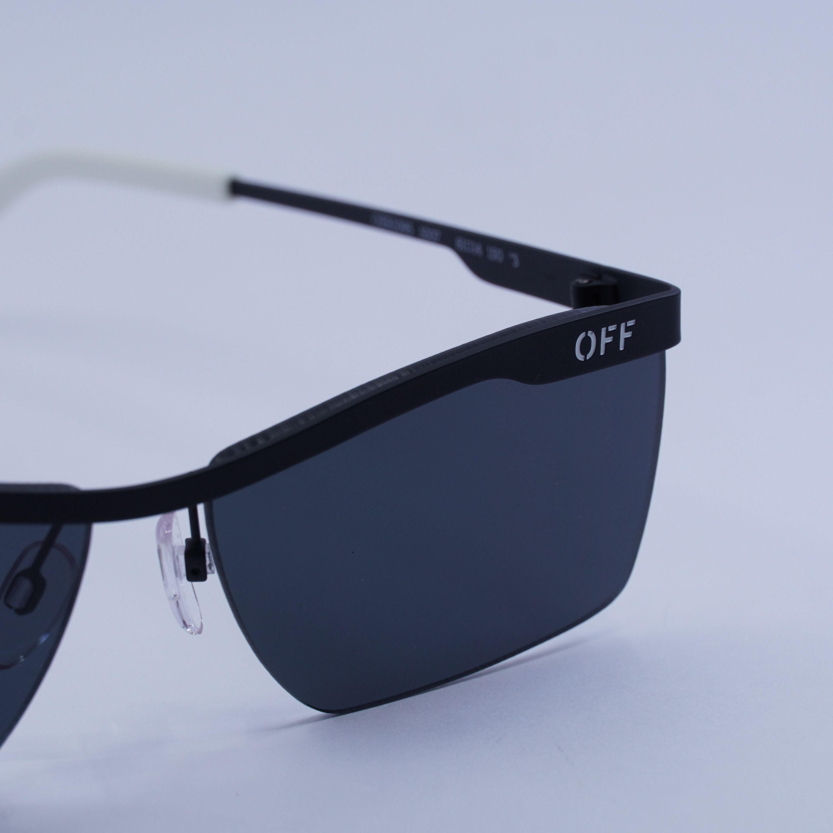 Off-White Off-White OERI095 RIMINI 1007 Sunglasses Black Frame Size ONE SIZE - 4 Thumbnail
