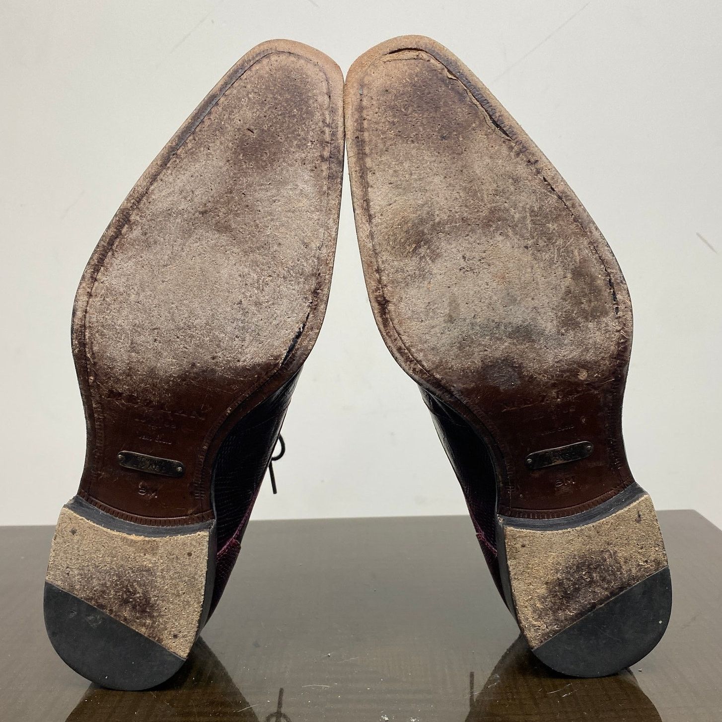 Mezlan Mezlan Valdez Genuine Lizard Cap Toe Derby Oxfords 8M Size US 8 / EU 41 - 7 Thumbnail