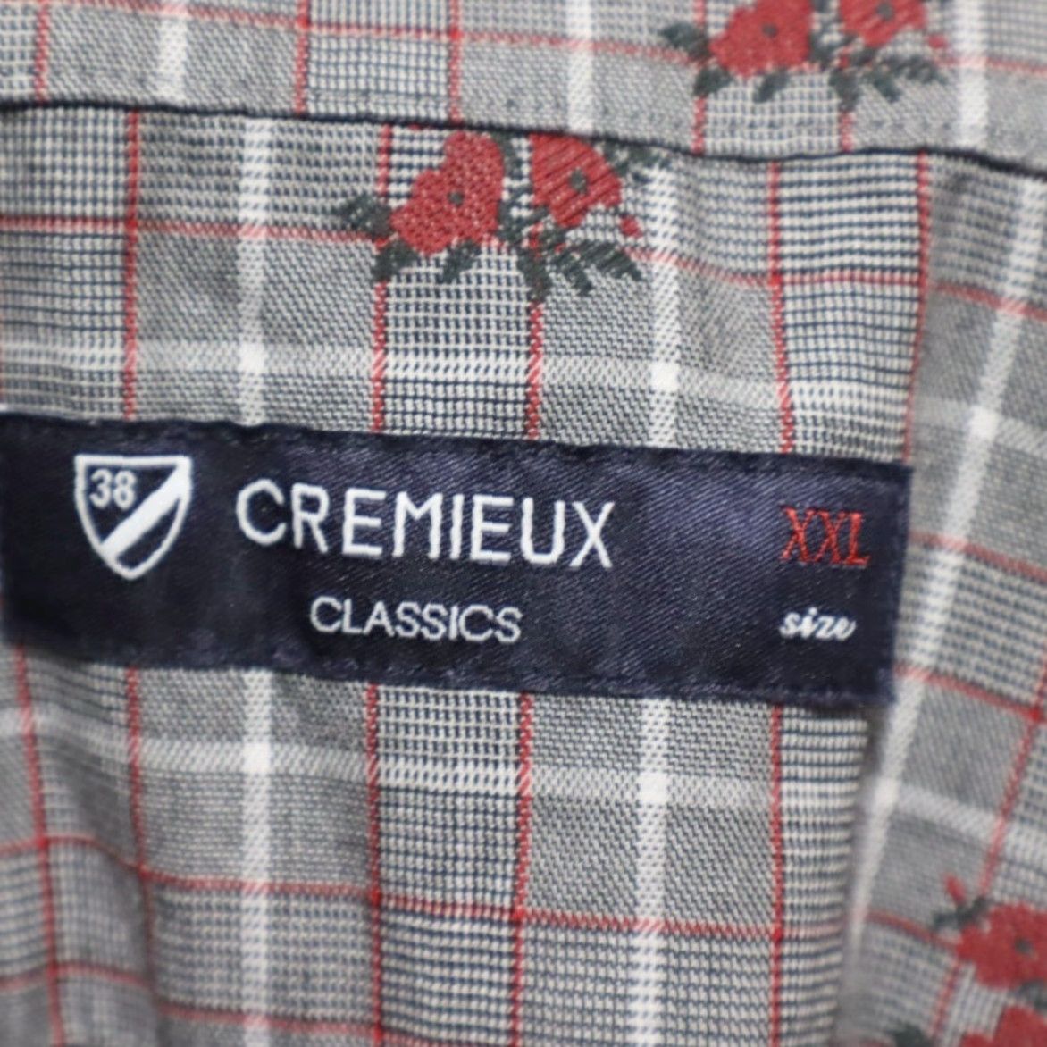 Cremieux Daniel Cremieux Roses Cotton Striped Long Sleeve Button Up Shirt Gray 2XL Mens Shirt Size US XXL / EU 58 / 5 - 5 Thumbnail